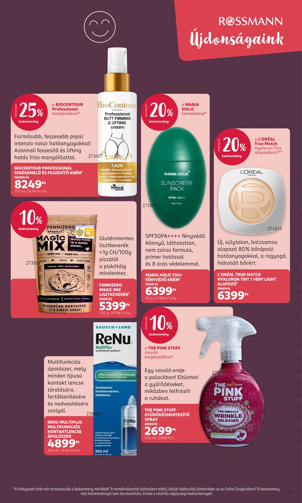Rossmann akciós újság 2026.06.29-től - 7. oldal.