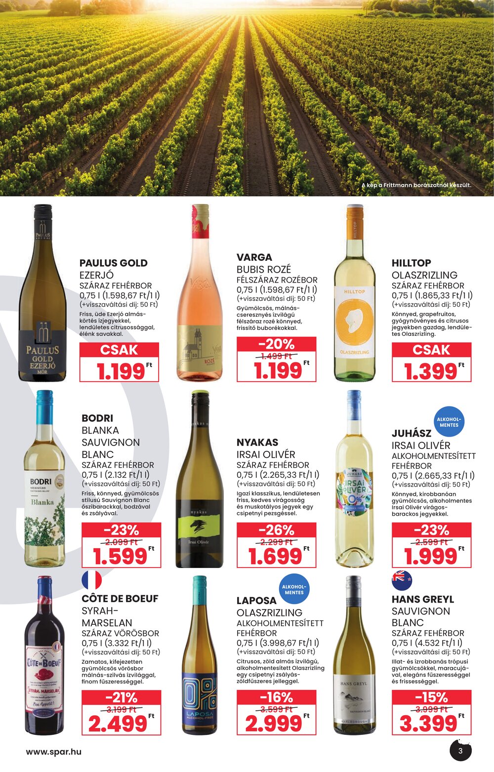 Spar akciós újság 2026.07.01-től - 3. oldal.