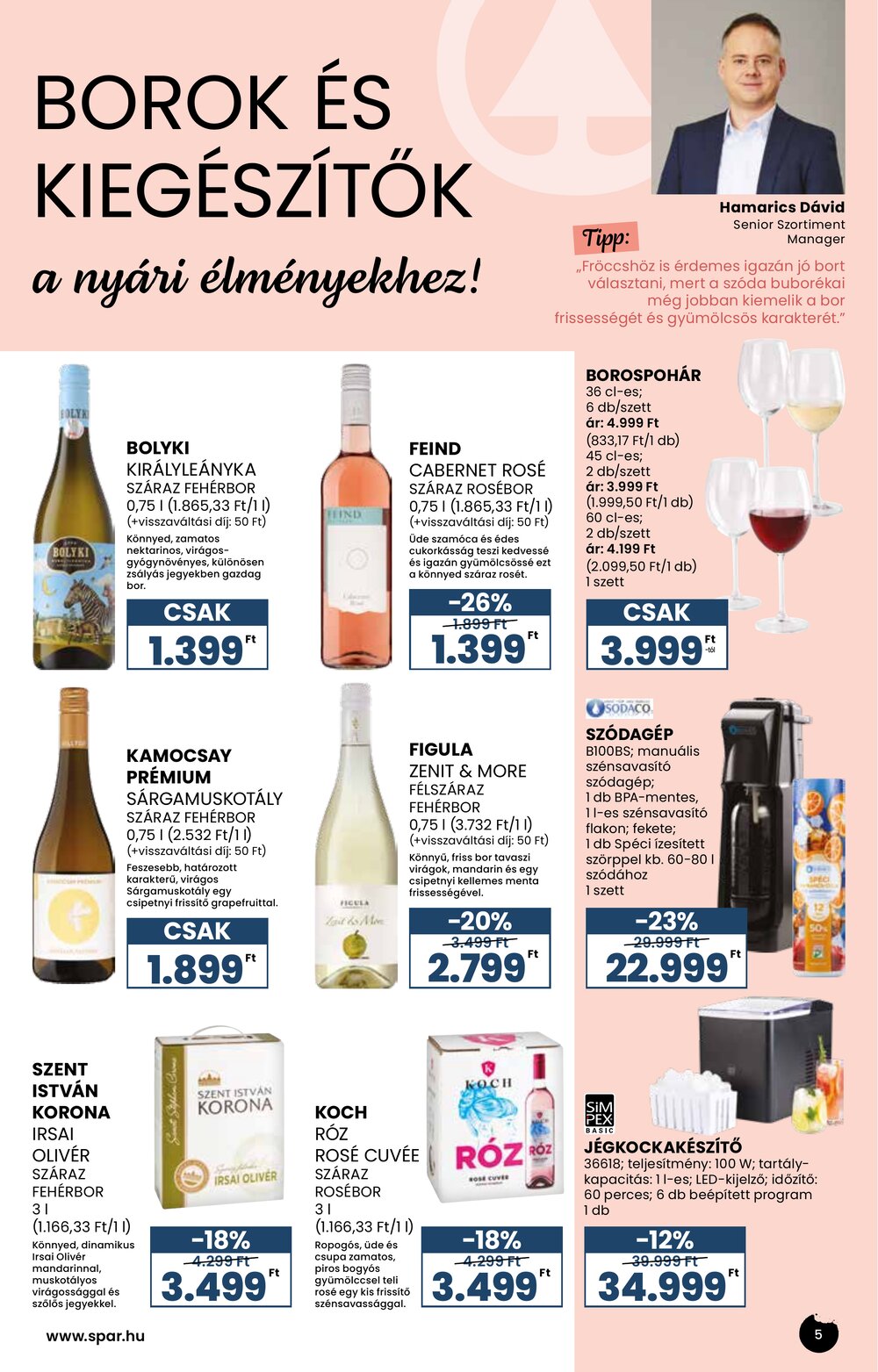Spar akciós újság 2026.07.01-től - 5. oldal.
