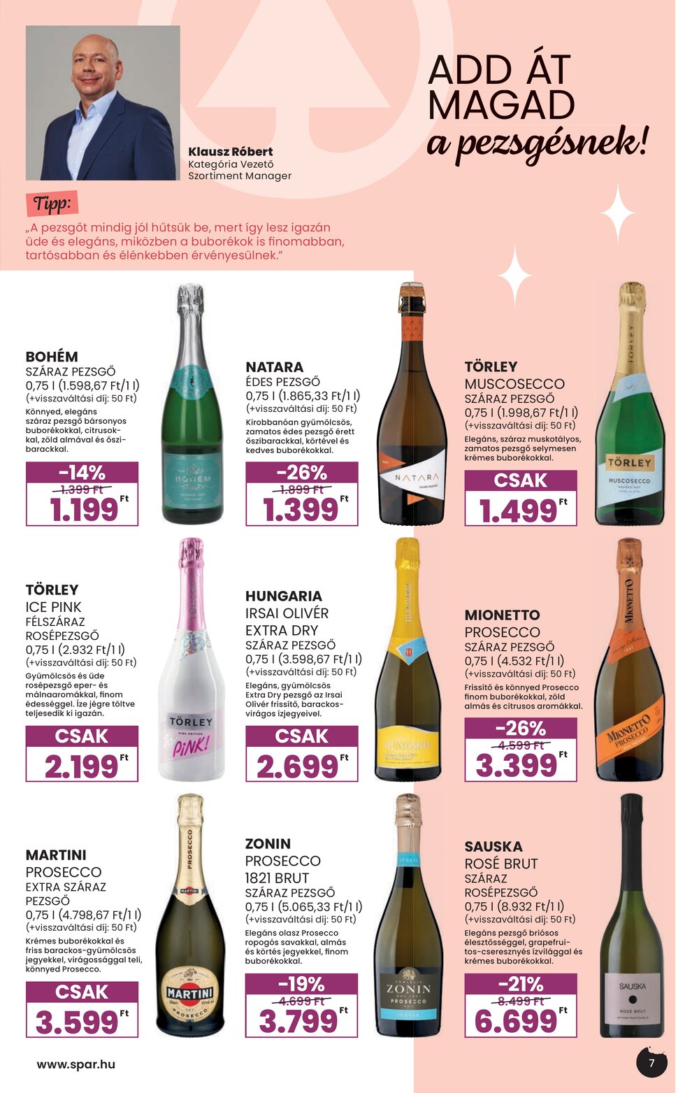 Spar akciós újság 2026.07.01-től - 7. oldal.