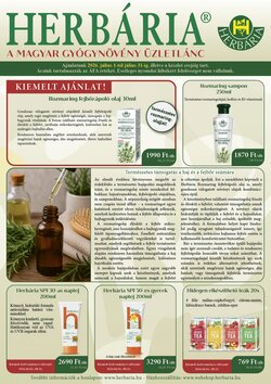 Herbária akciós újság 2026.07.01-től