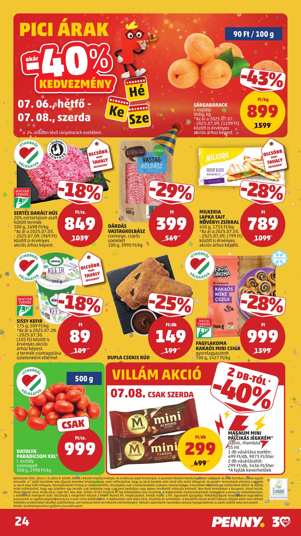 Penny Market akciós újság 2026.07.02-től - 28. oldal.
