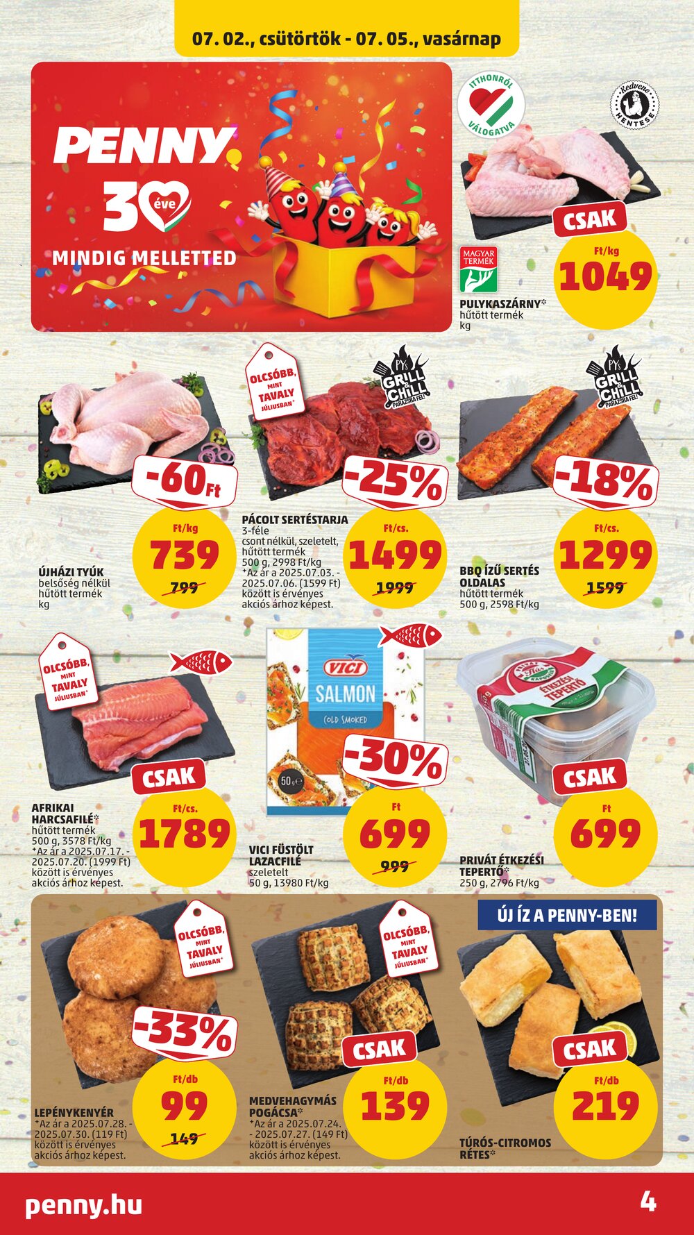 Penny Market akciós újság 2026.07.02-től - 6. oldal.
