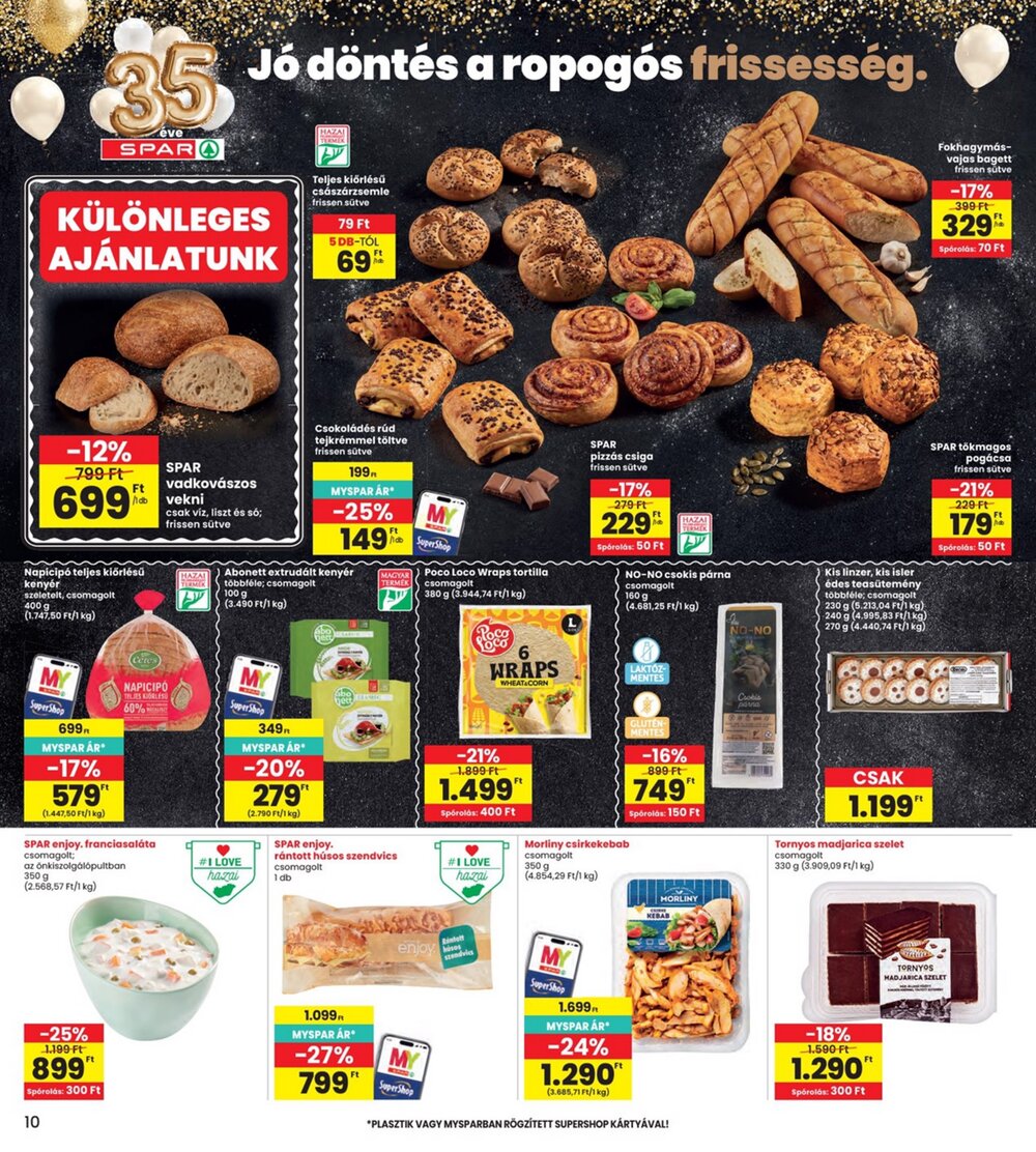 Interspar akciós újság 2026.07.02-től - 10. oldal.