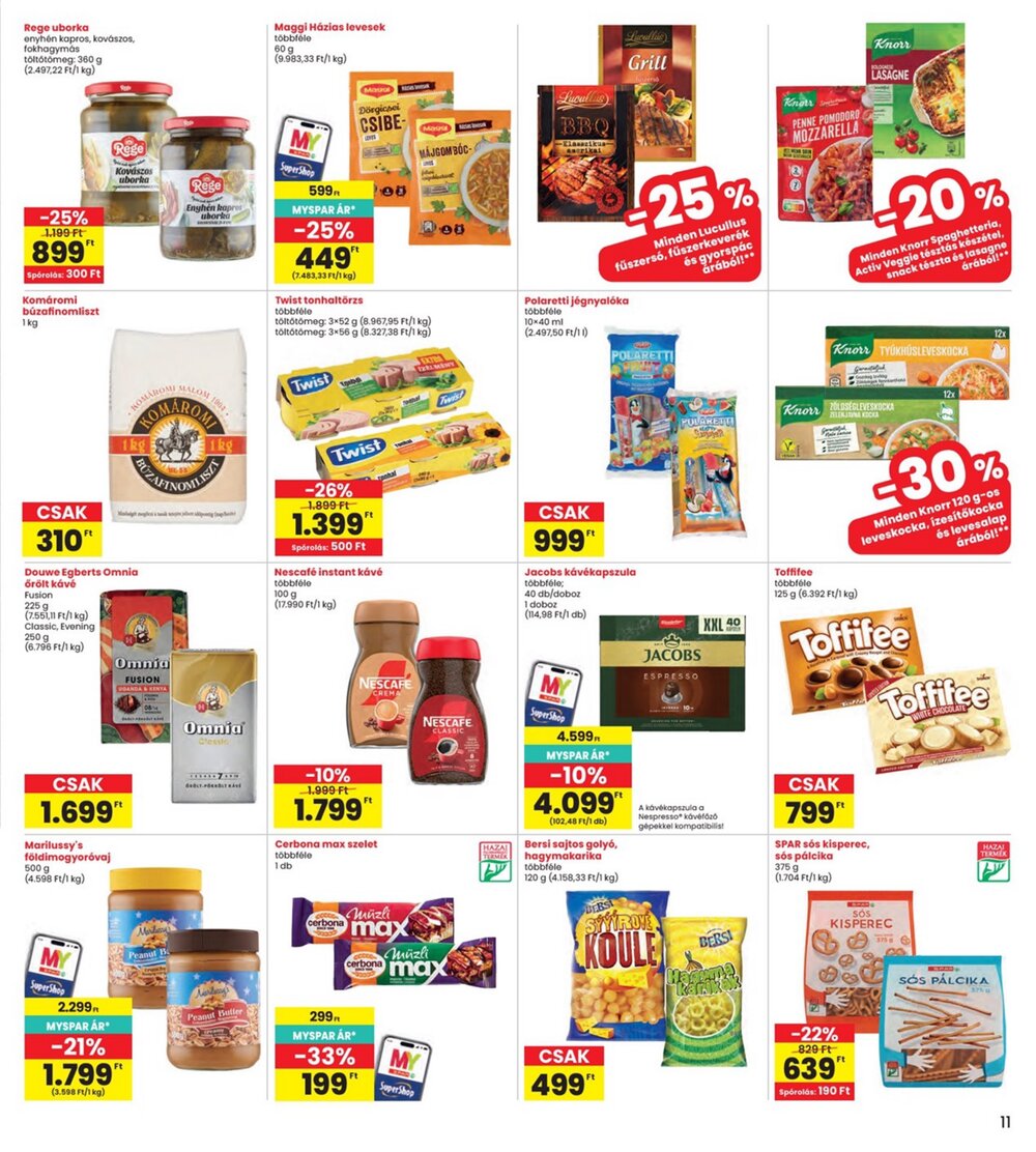 Interspar akciós újság 2026.07.02-től - 11. oldal.