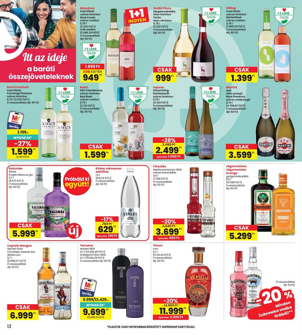 Interspar akciós újság 2026.07.02-től - 12. oldal.