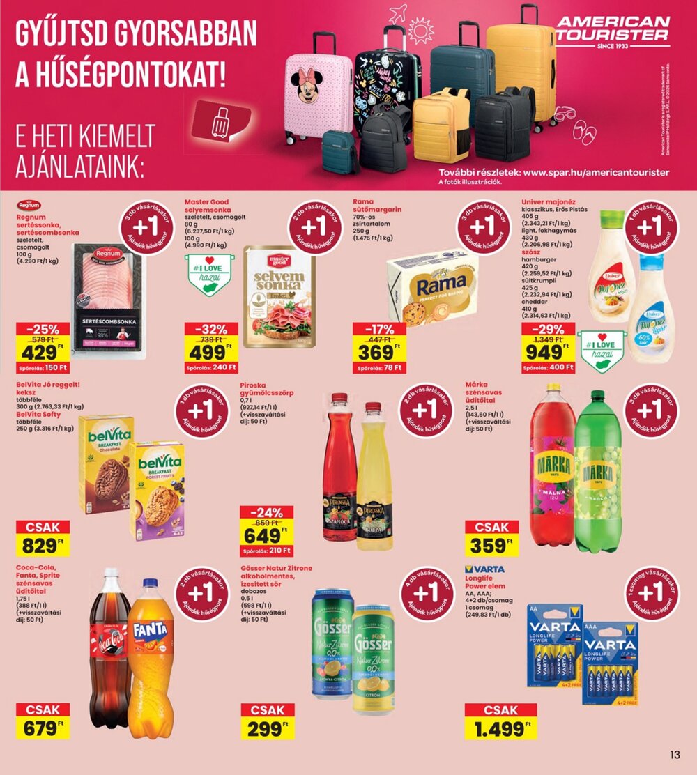 Interspar akciós újság 2026.07.02-től - 13. oldal.