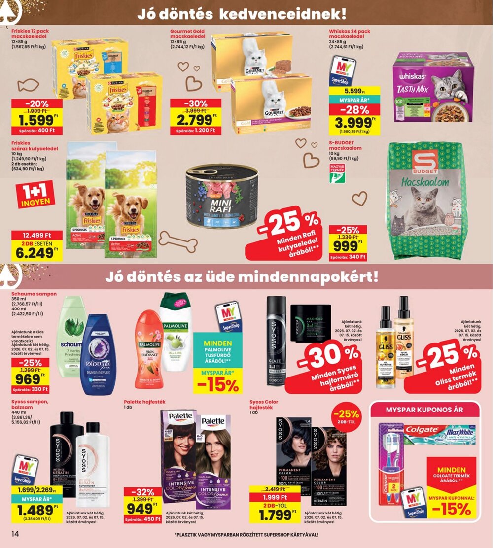 Interspar akciós újság 2026.07.02-től - 14. oldal.