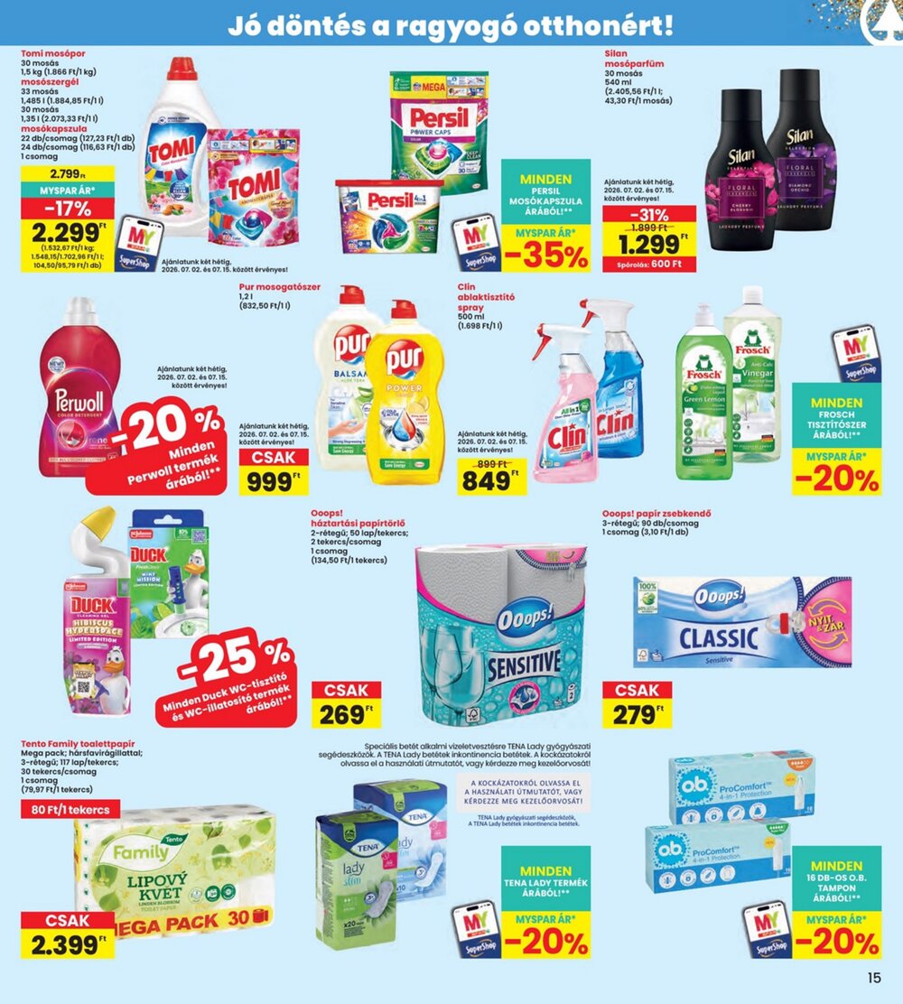 Interspar akciós újság 2026.07.02-től - 15. oldal.