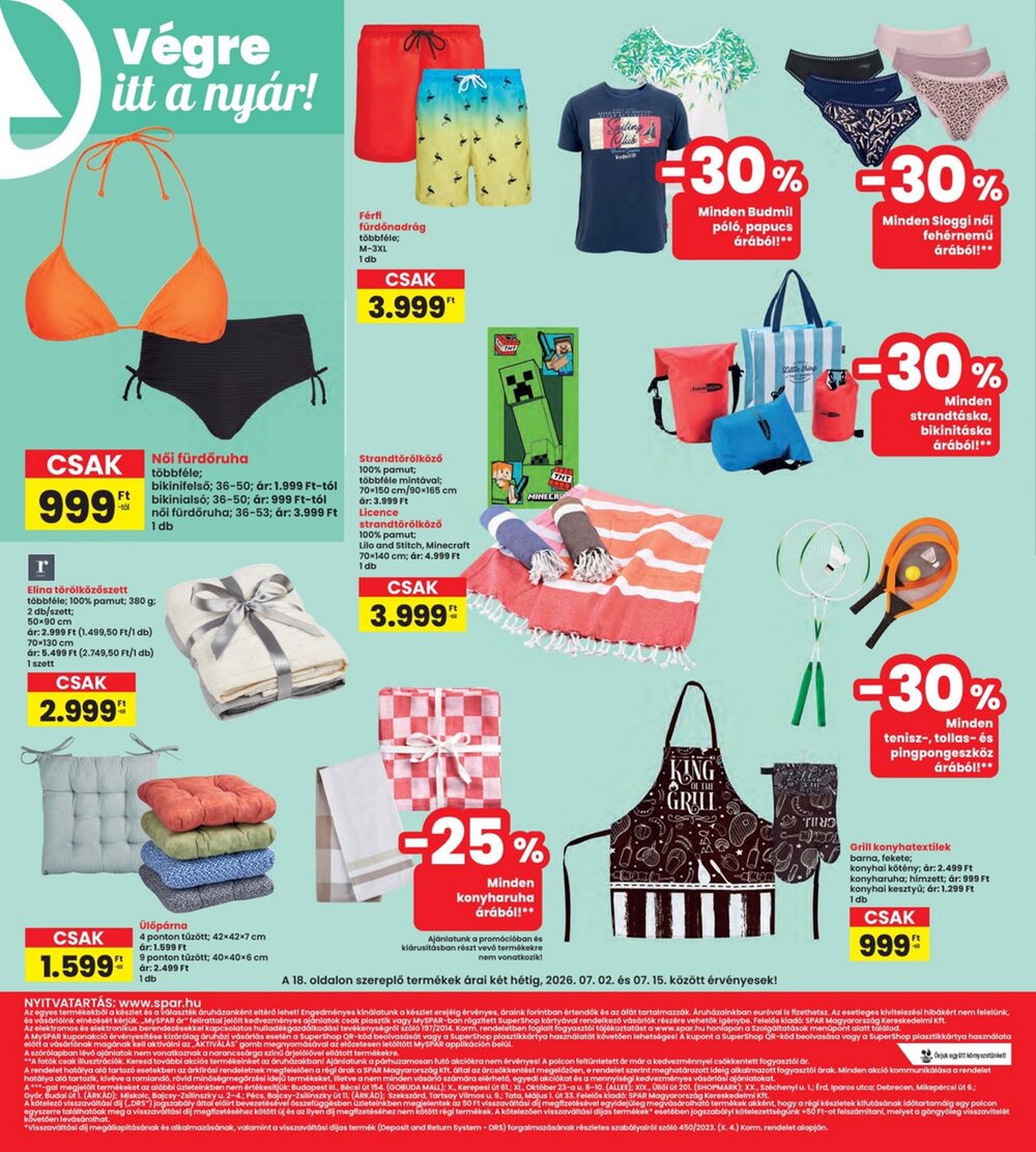 Interspar akciós újság 2026.07.02-től - 18. oldal.