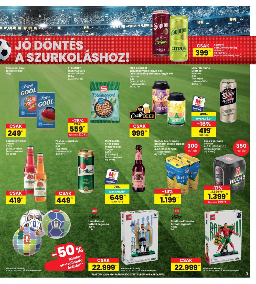 Interspar akciós újság 2026.07.02-től - 3. oldal.