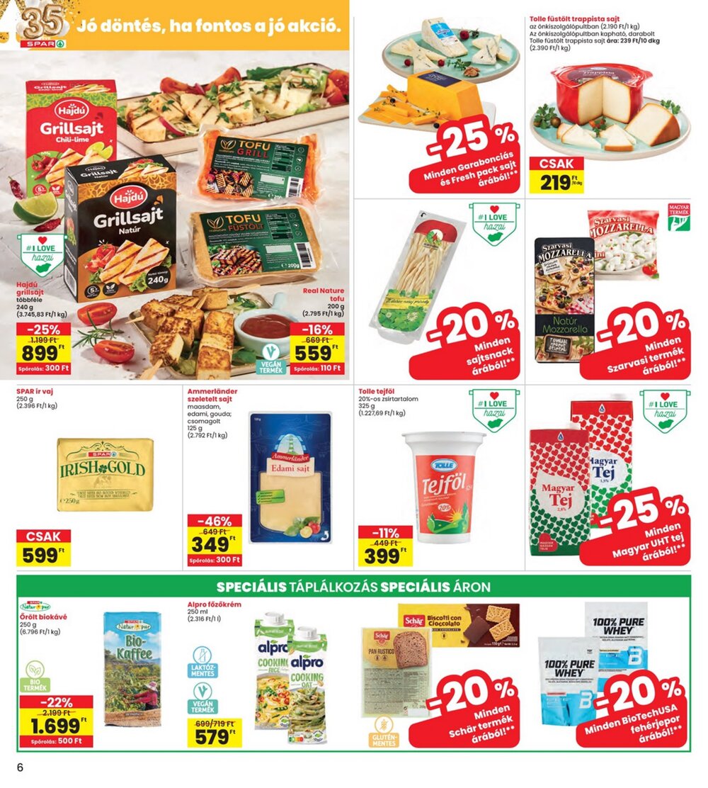 Interspar akciós újság 2026.07.02-től - 6. oldal.