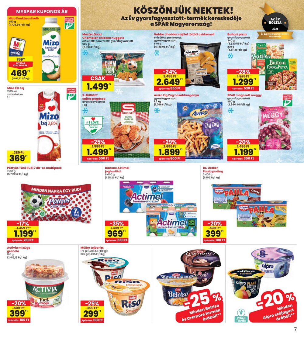 Interspar akciós újság 2026.07.02-től - 7. oldal.