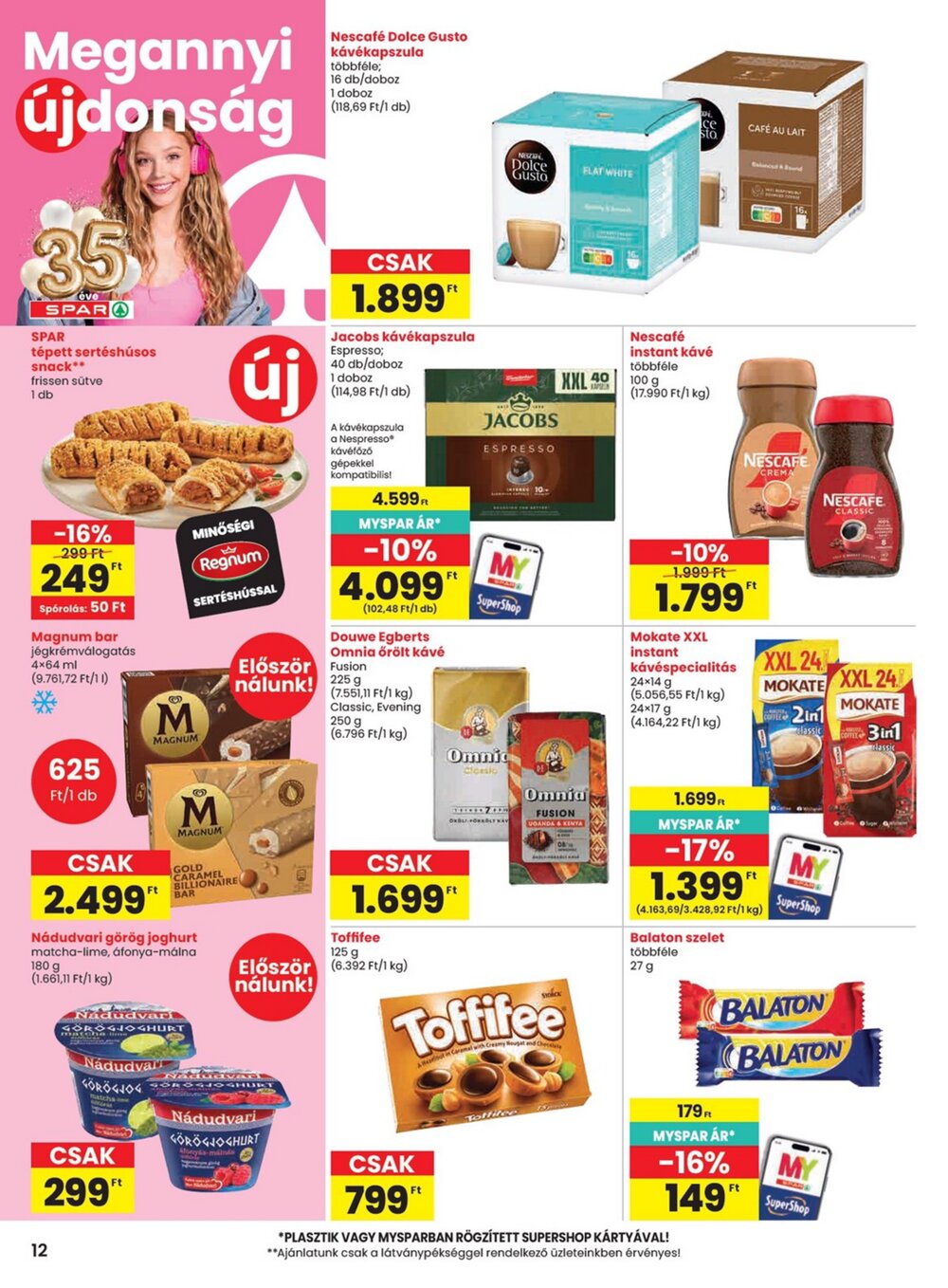 Spar akciós újság 2026.07.02-től - 12. oldal.