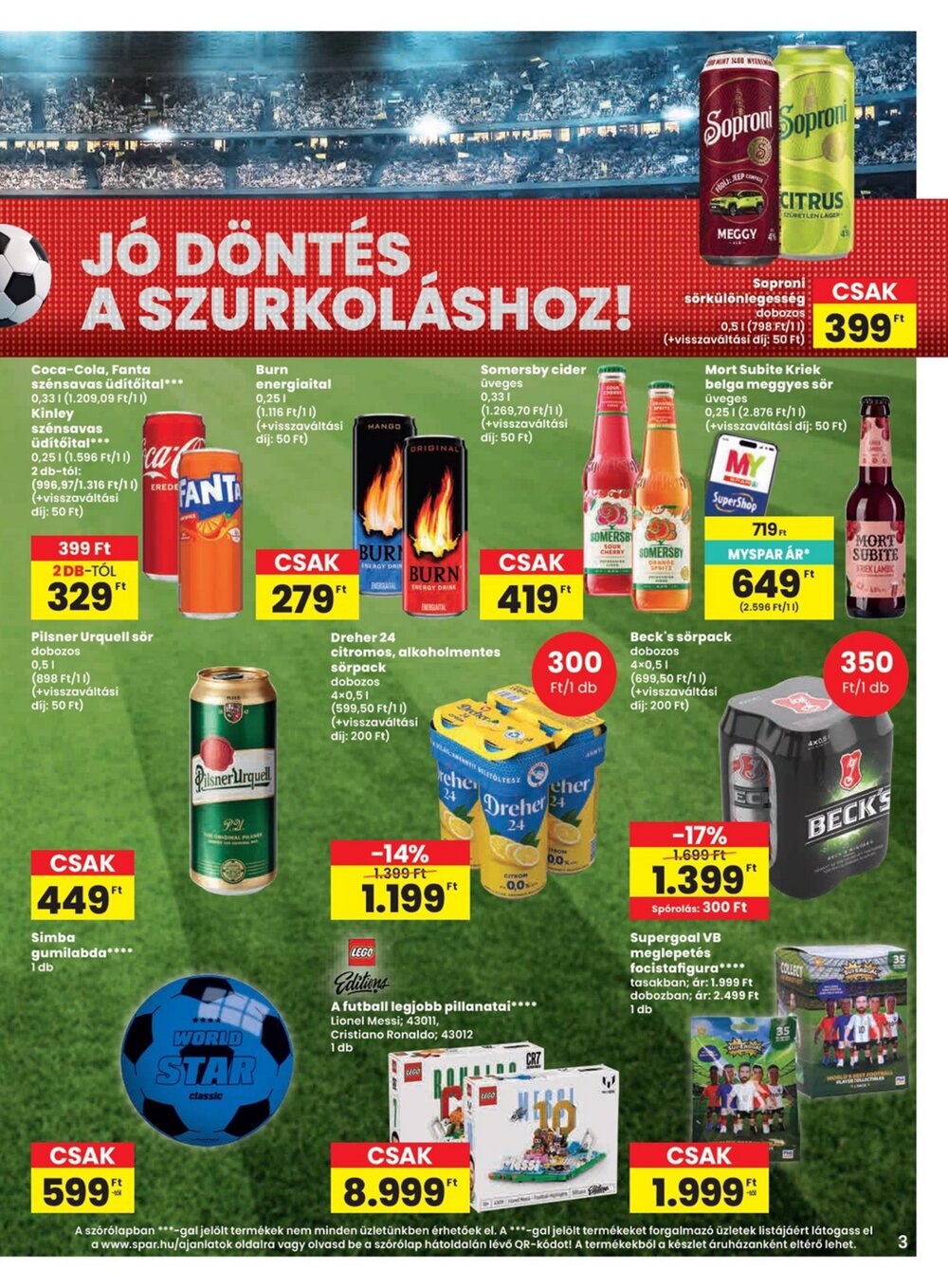 Spar akciós újság 2026.07.02-től - 3. oldal.
