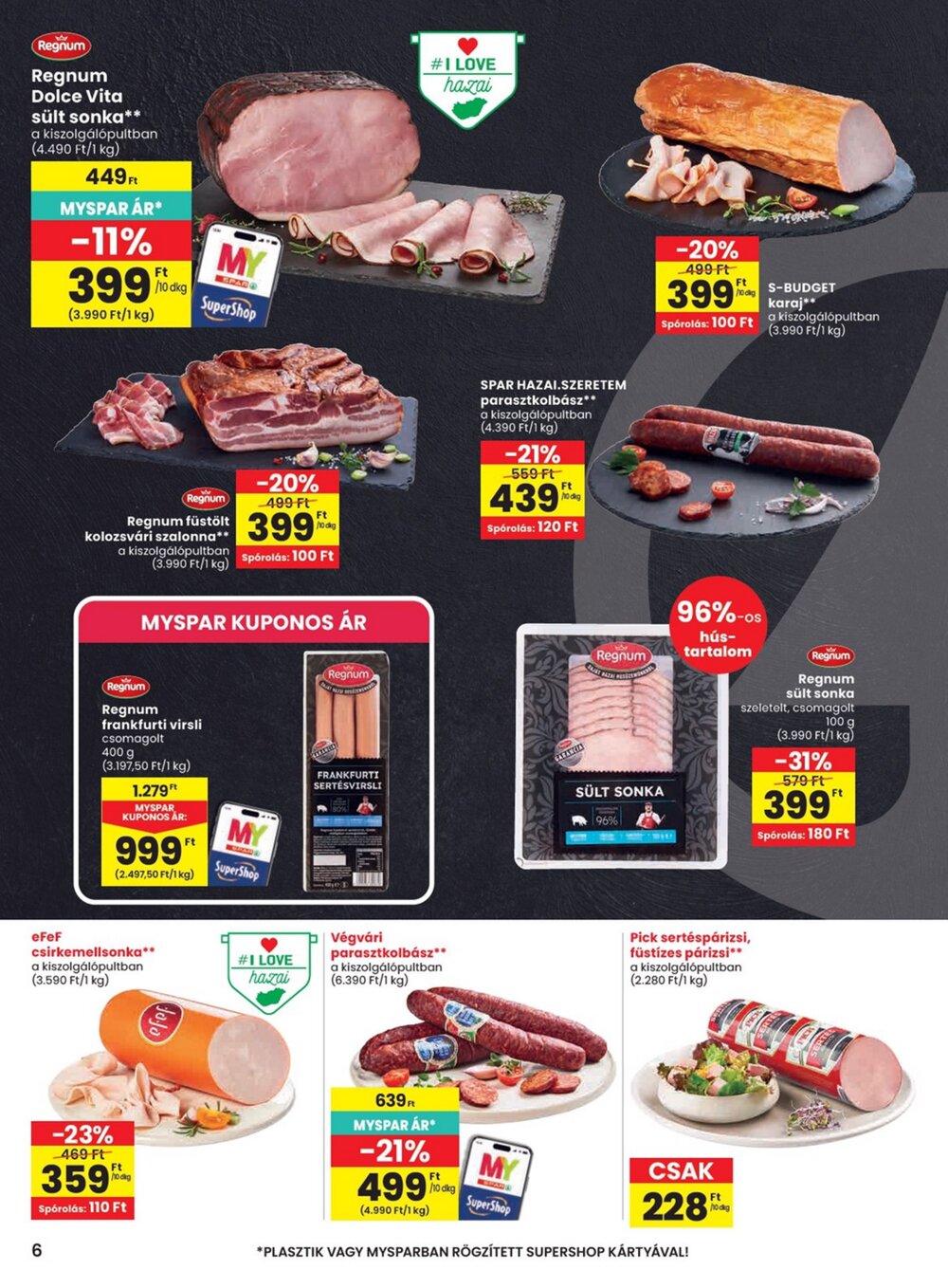 Spar akciós újság 2026.07.02-től - 6. oldal.