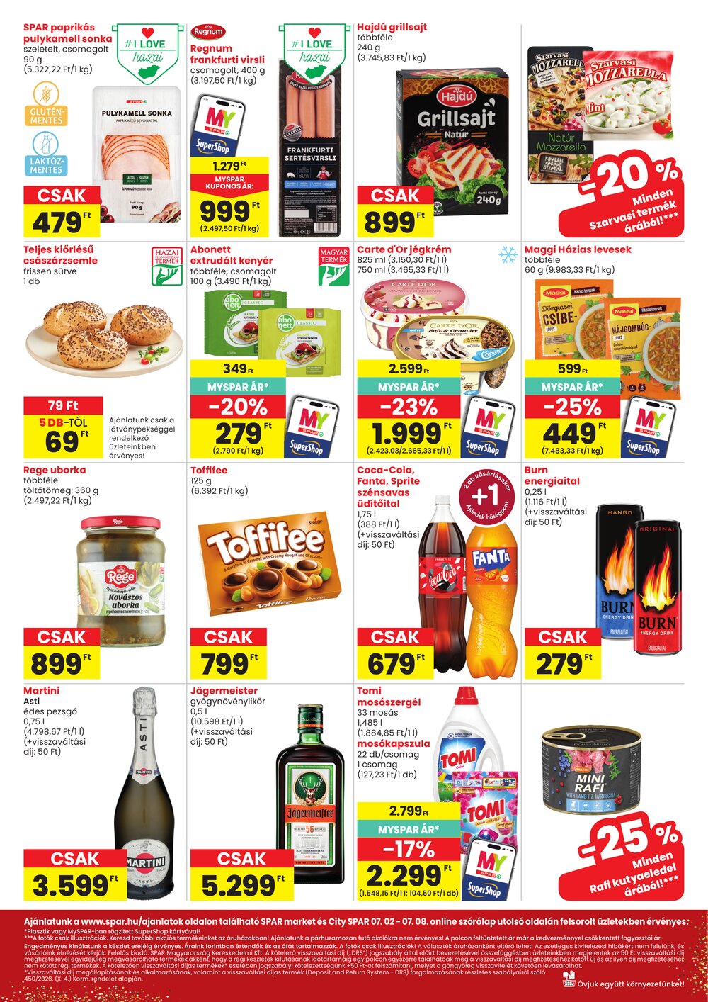 Spar Market akciós újság 2026.07.02-től - 2. oldal.