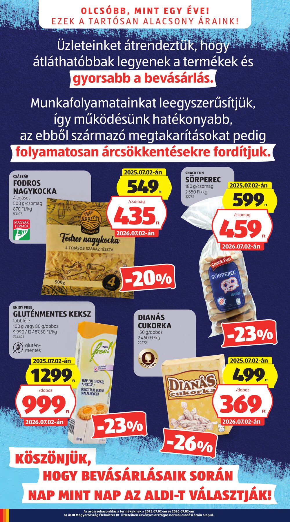 Aldi akciós újság 2026.07.02-től - 4. oldal.