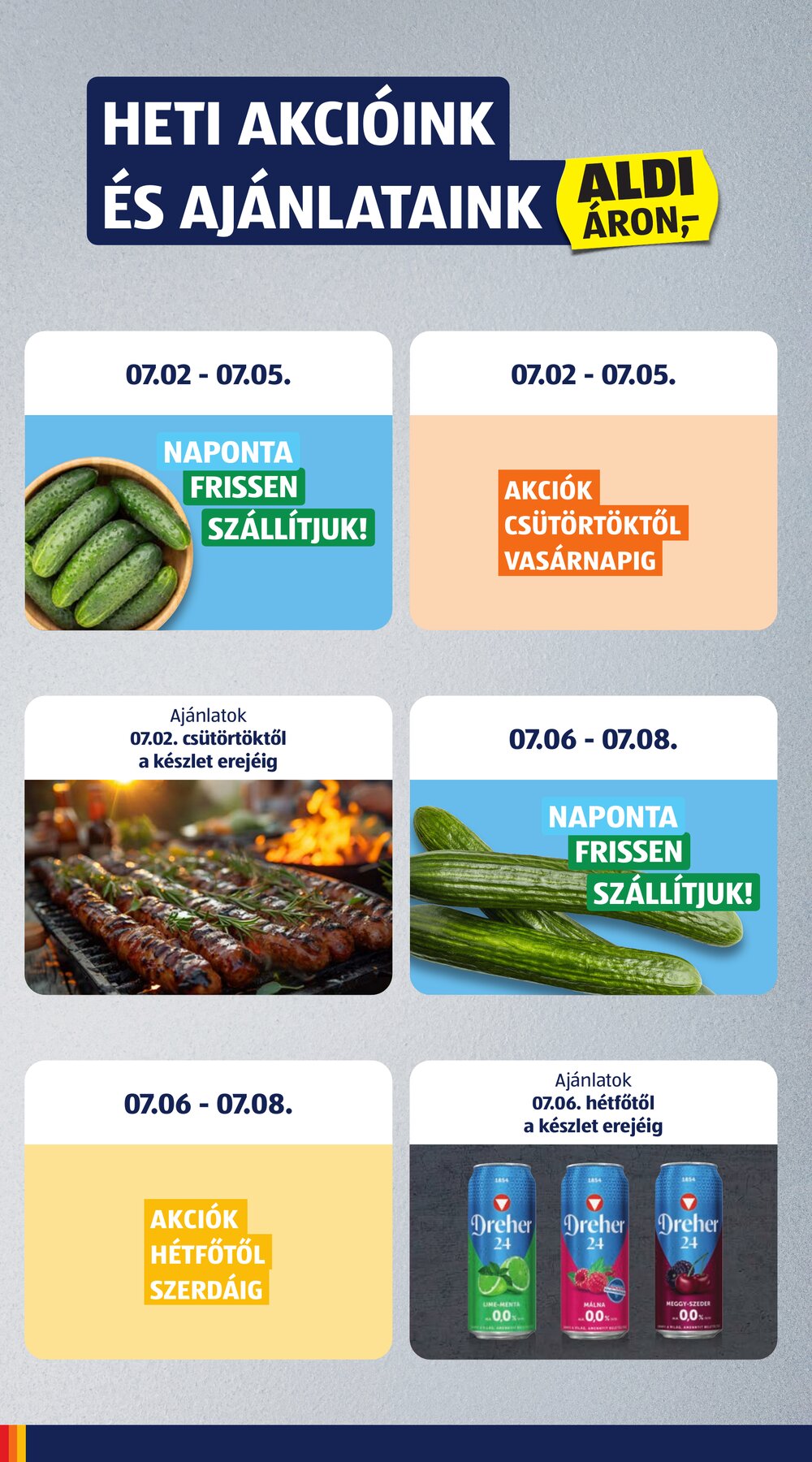Aldi akciós újság 2026.07.02-től - 6. oldal.