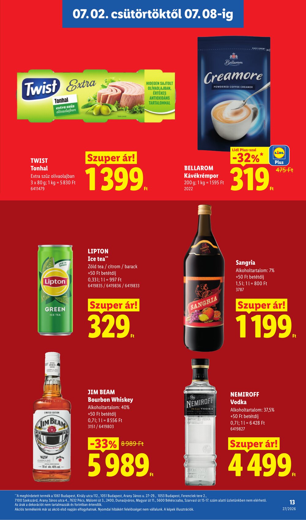 Lidl akciós újság 2026.07.02-től - 13. oldal.
