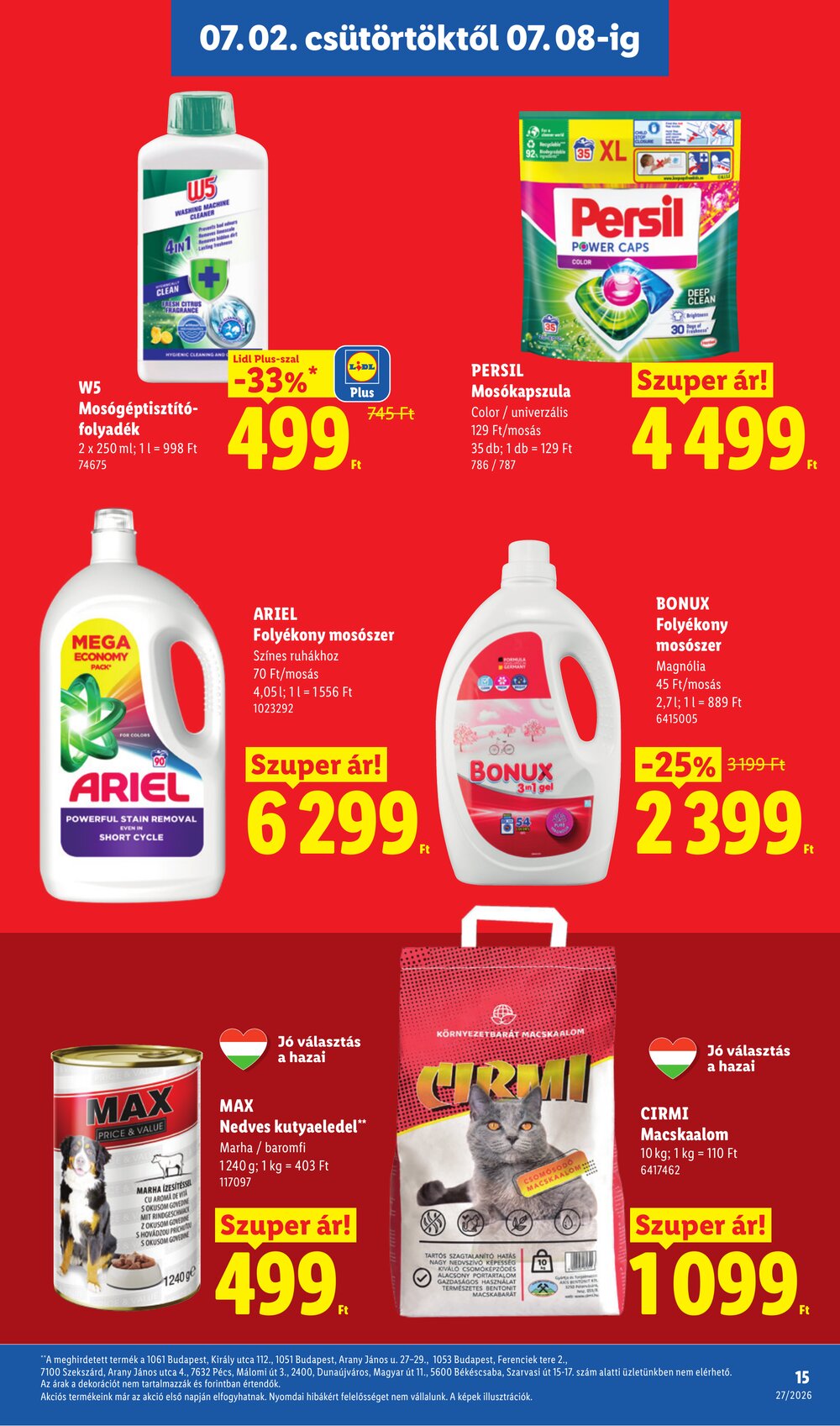 Lidl akciós újság 2026.07.02-től - 15. oldal.