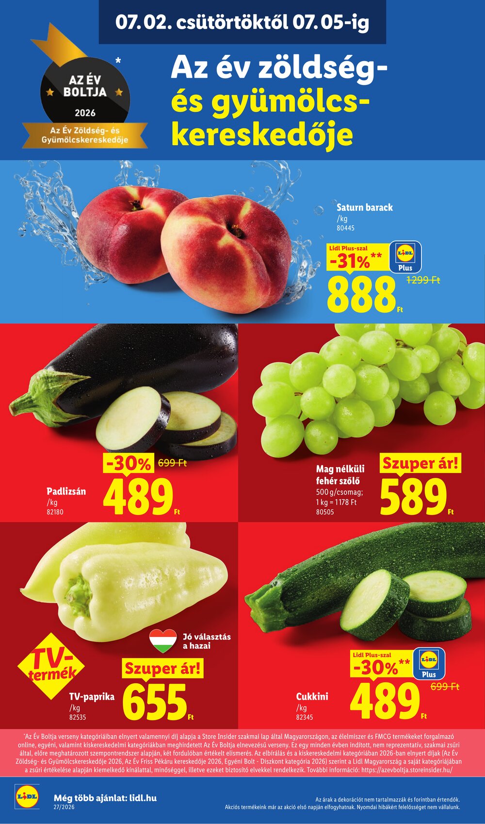Lidl akciós újság 2026.07.02-től - 2. oldal.