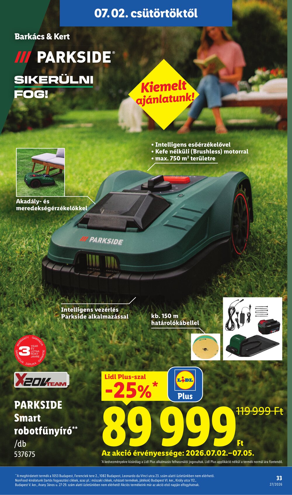 Lidl akciós újság 2026.07.02-től - 33. oldal.