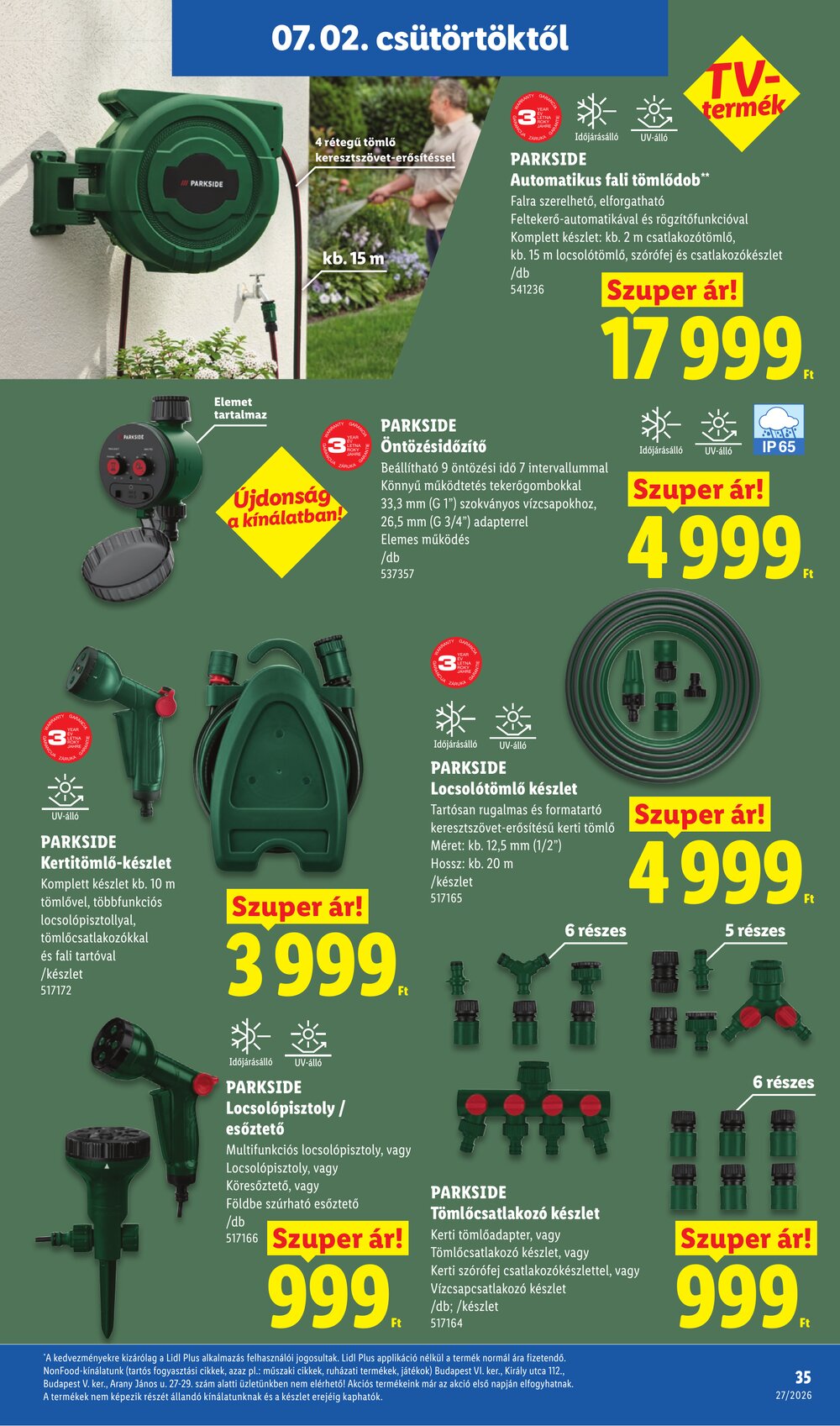 Lidl akciós újság 2026.07.02-től - 35. oldal.