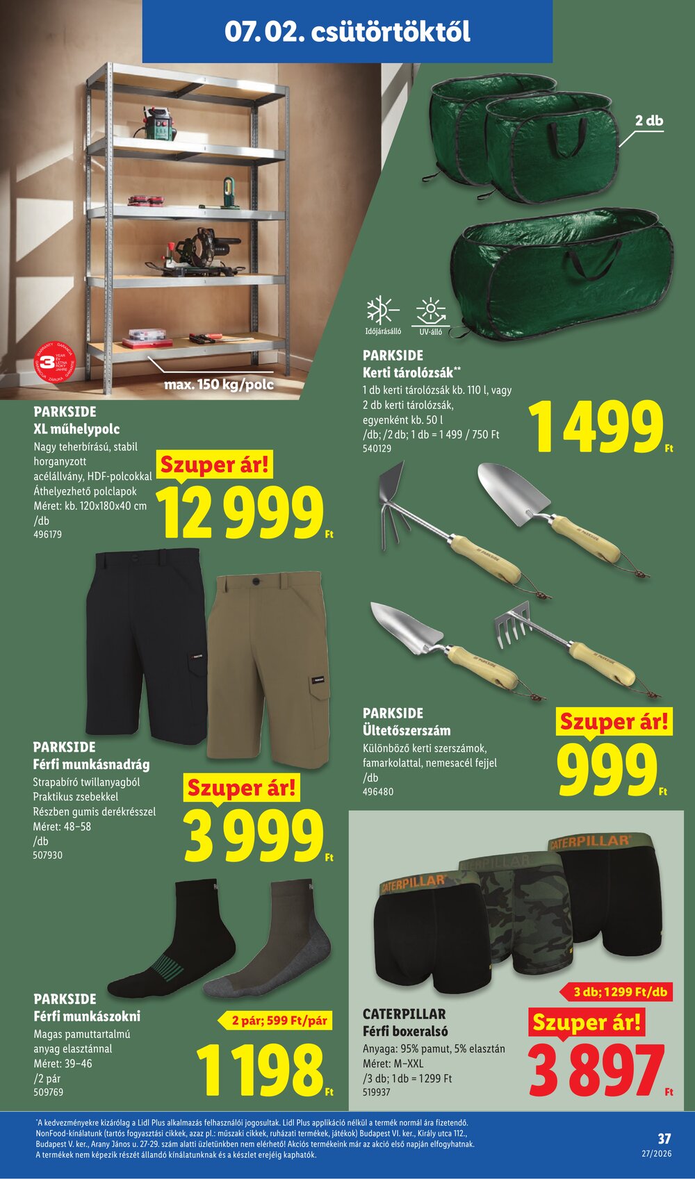 Lidl akciós újság 2026.07.02-től - 37. oldal.