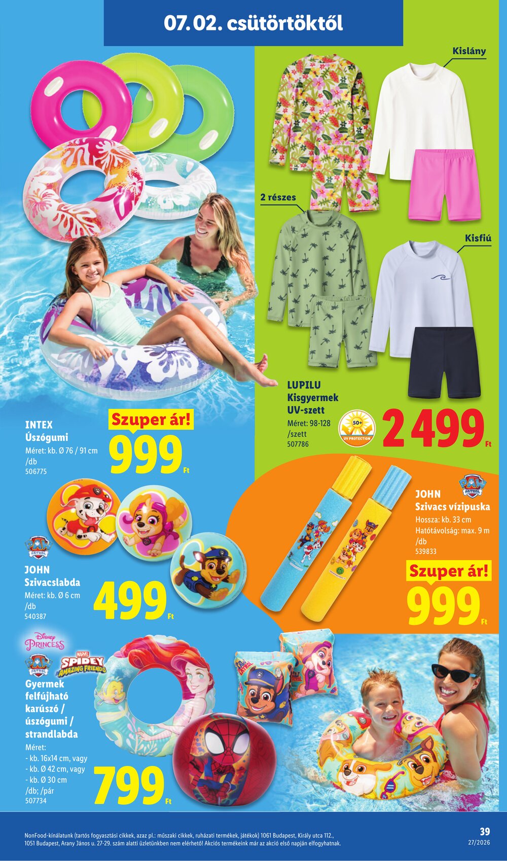 Lidl akciós újság 2026.07.02-től - 39. oldal.