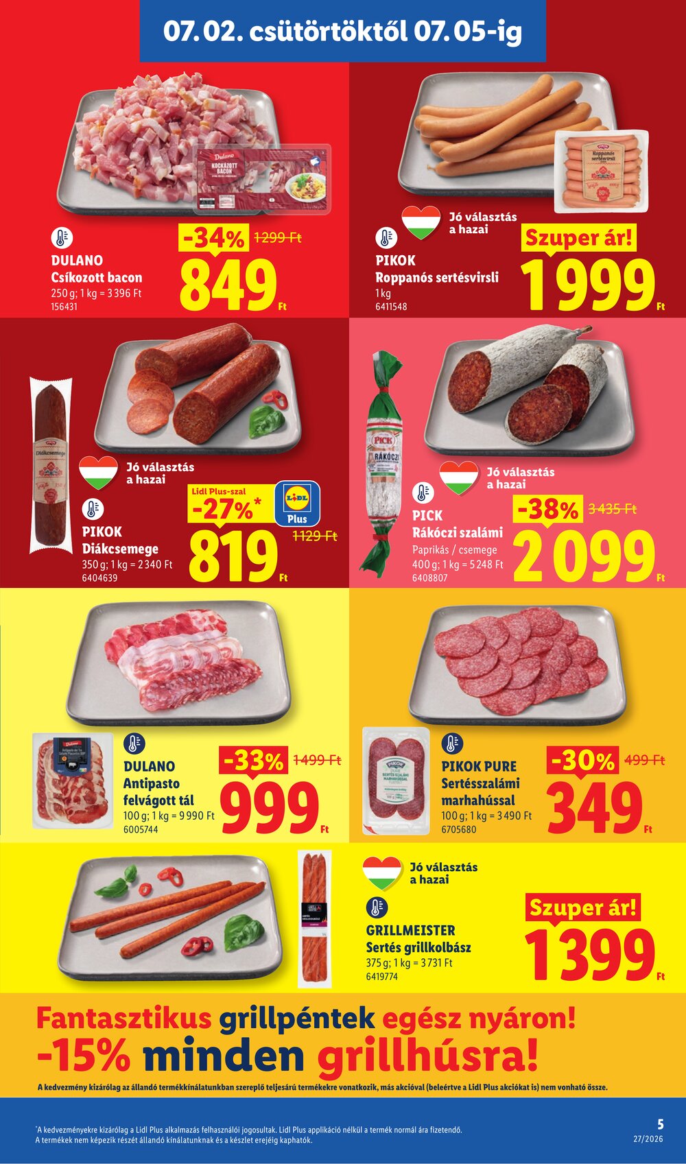 Lidl akciós újság 2026.07.02-től - 5. oldal.