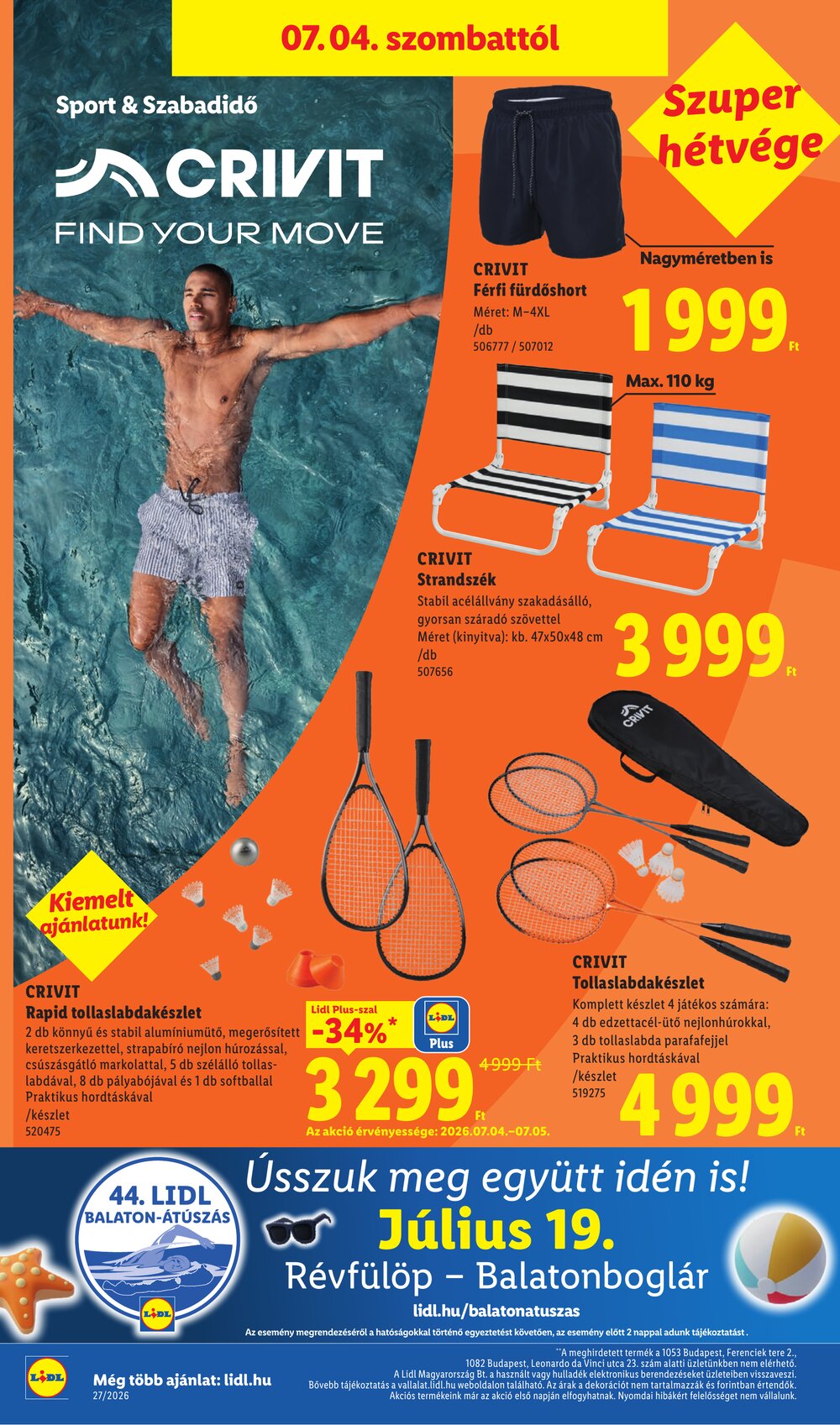 Lidl akciós újság 2026.07.02-től - 54. oldal.