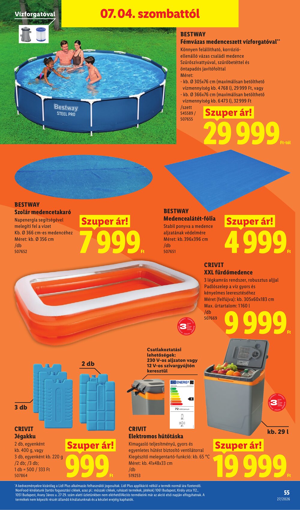Lidl akciós újság 2026.07.02-től - 55. oldal.