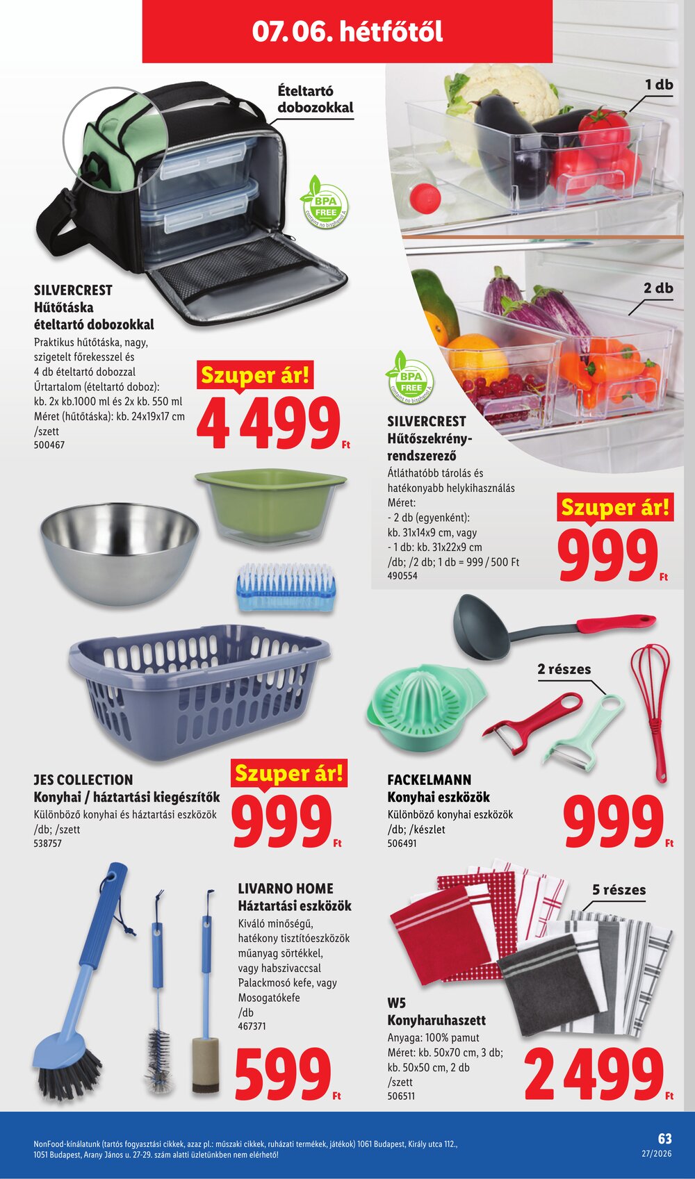 Lidl akciós újság 2026.07.02-től - 63. oldal.