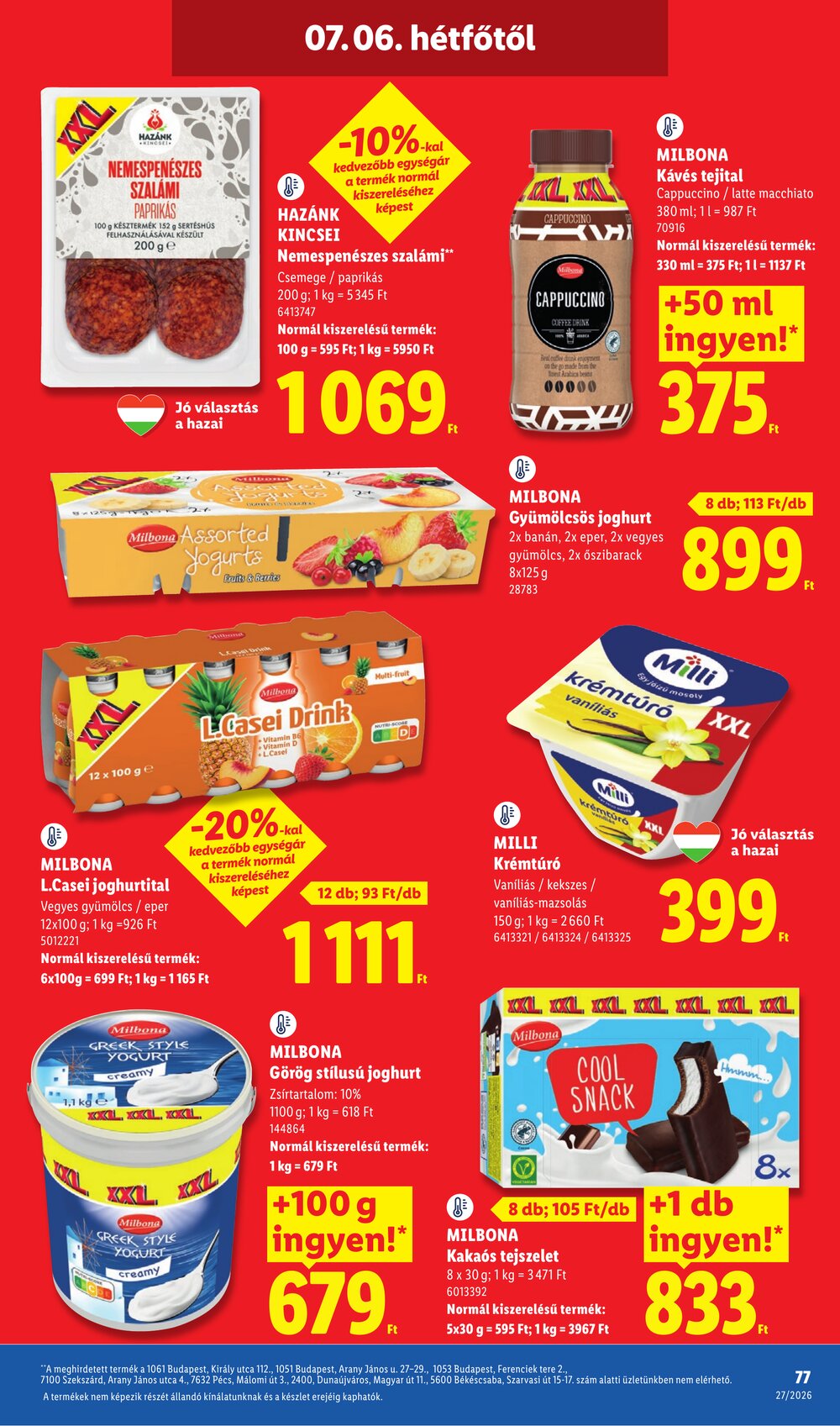 Lidl akciós újság 2026.07.02-től - 77. oldal.