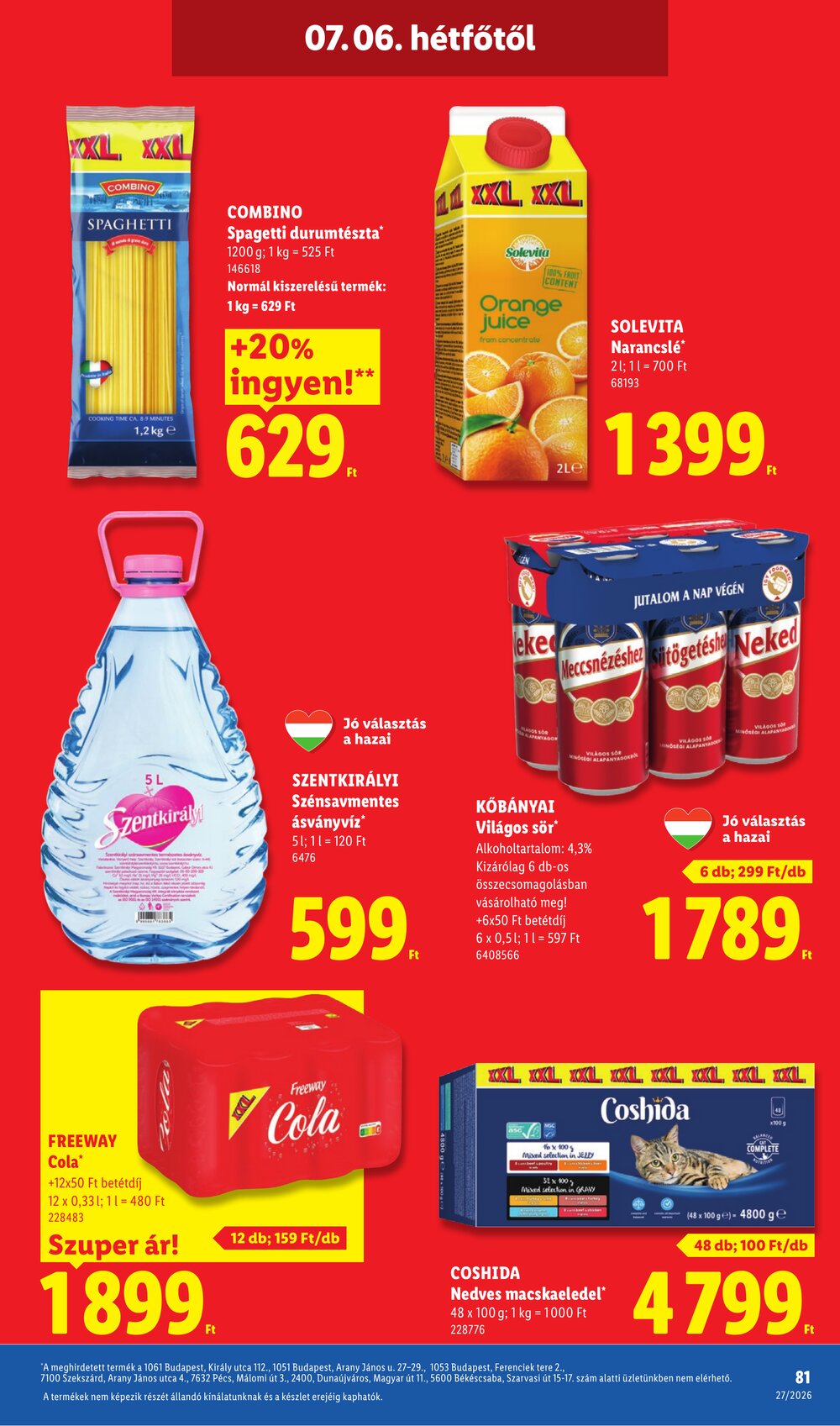 Lidl akciós újság 2026.07.02-től - 81. oldal.