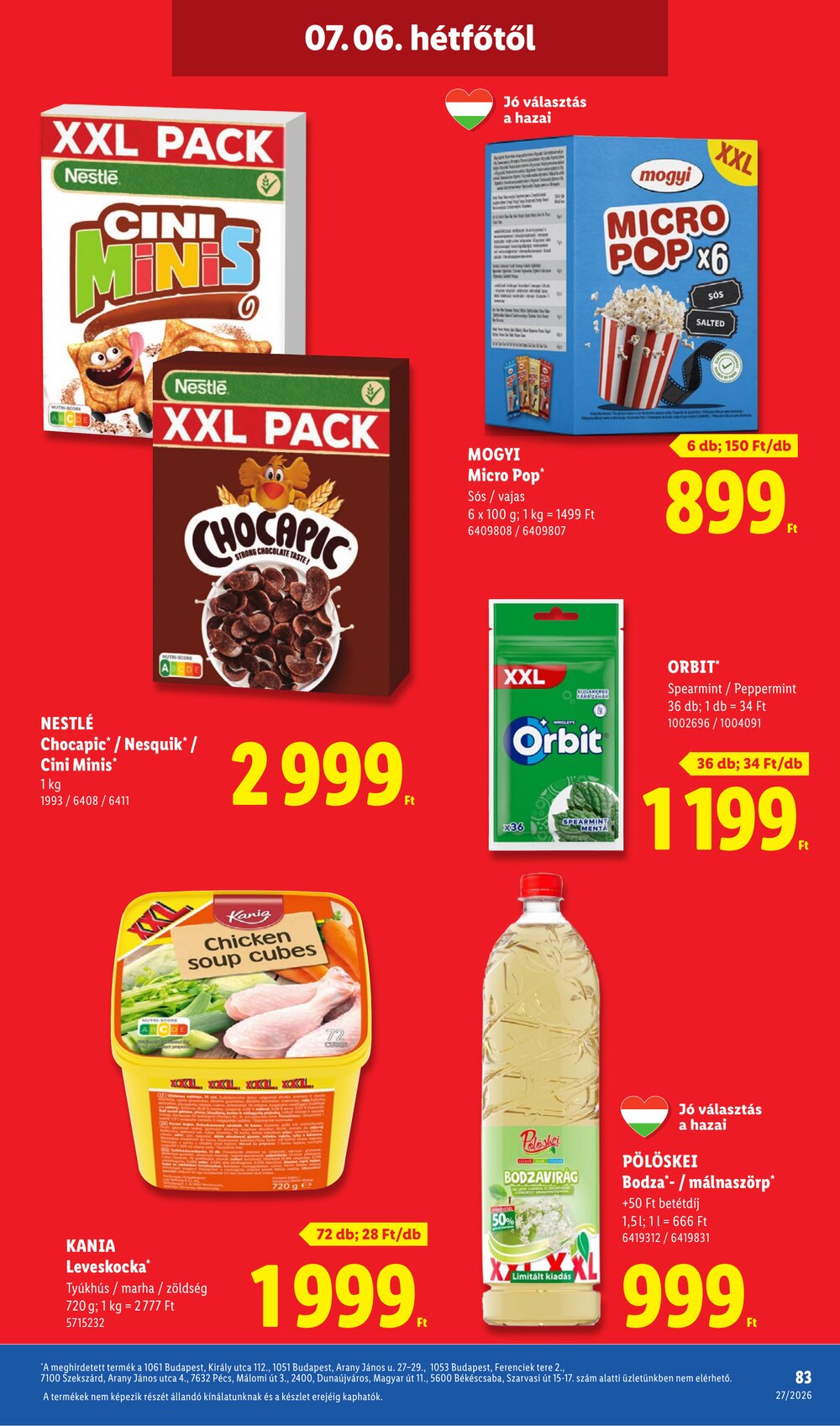 Lidl akciós újság 2026.07.02-től - 83. oldal.