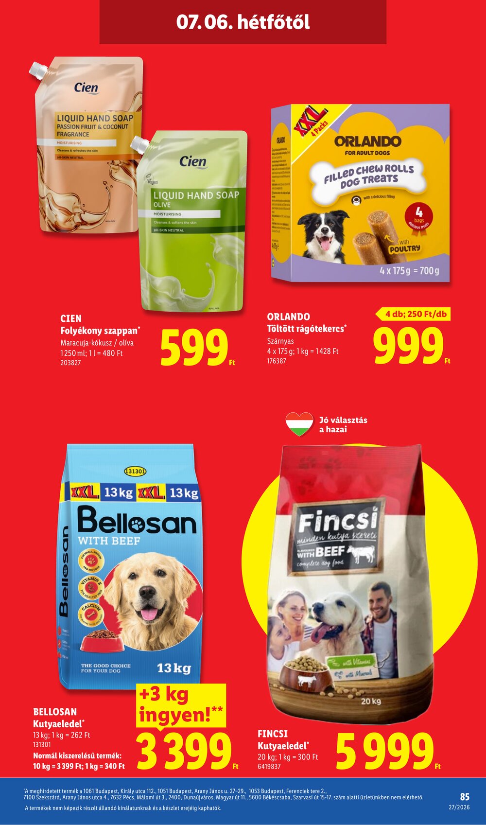 Lidl akciós újság 2026.07.02-től - 85. oldal.