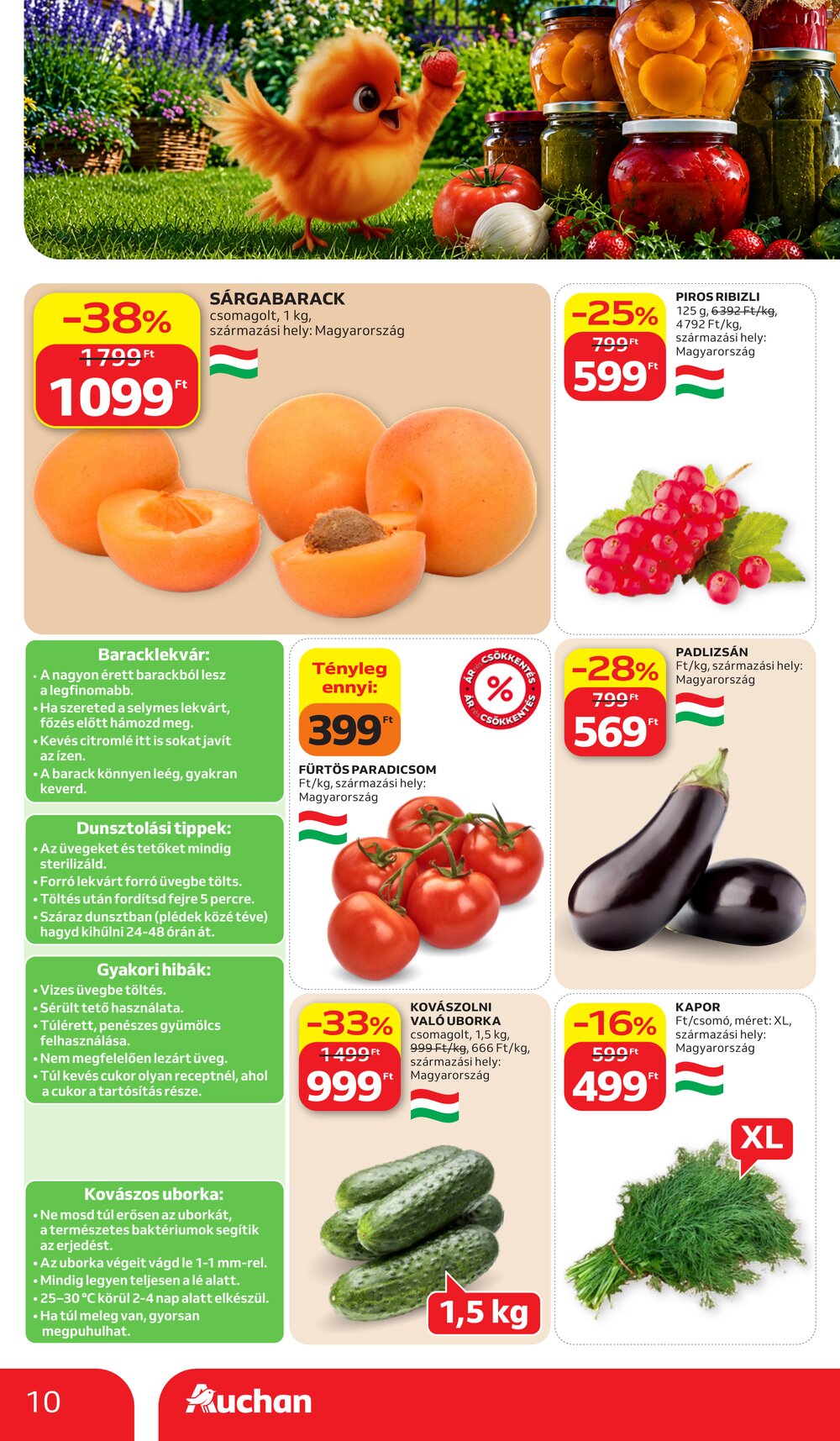 Auchan akciós újság 2026.07.02-től - 10. oldal.