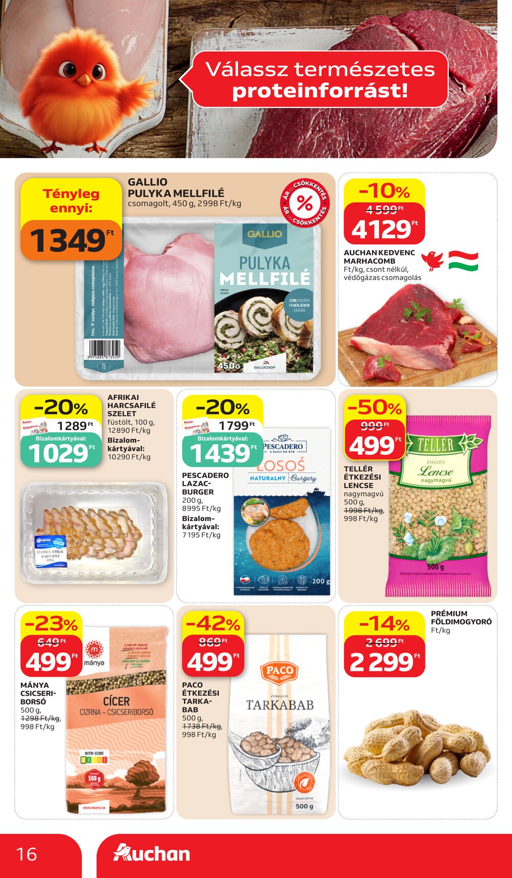 Auchan akciós újság 2026.07.02-től - 16. oldal.