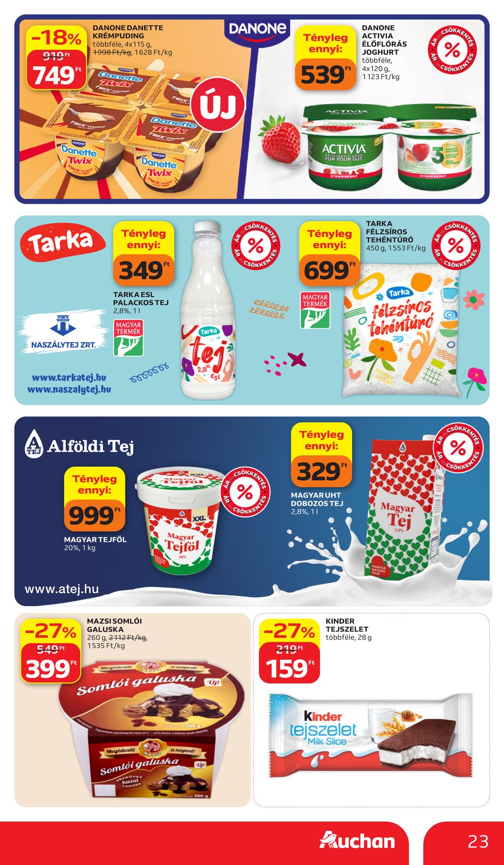Auchan akciós újság 2026.07.02-től - 23. oldal.