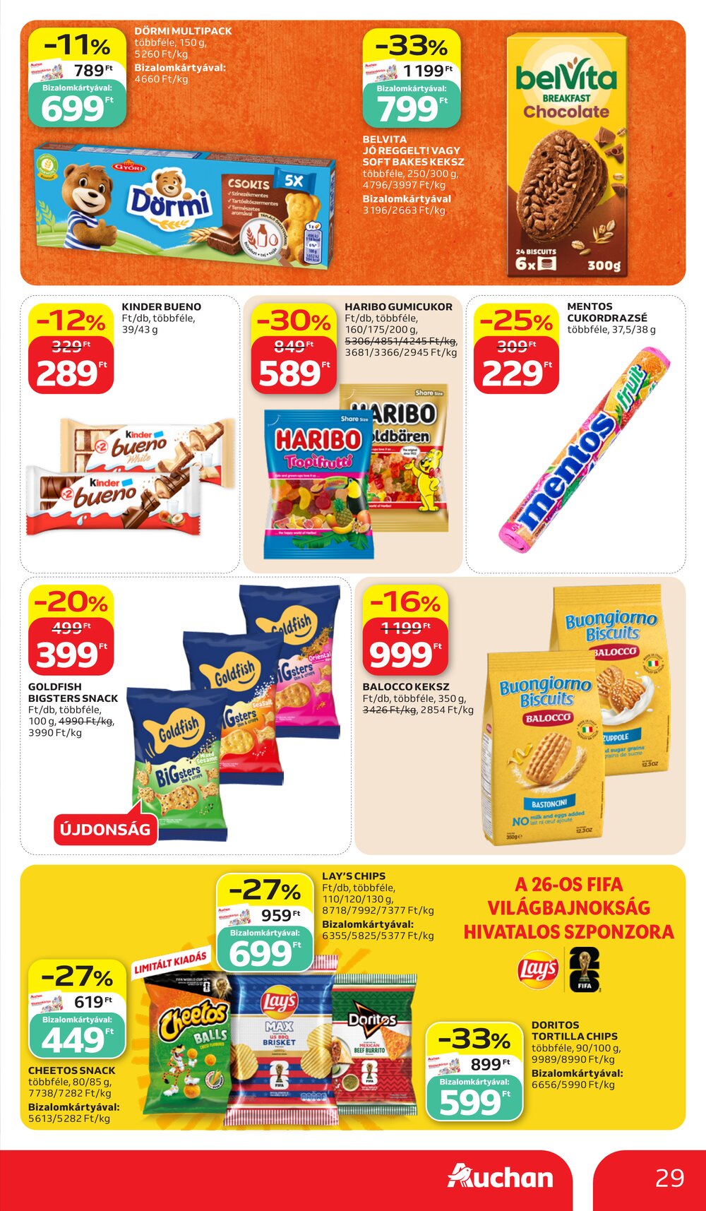 Auchan akciós újság 2026.07.02-től - 29. oldal.