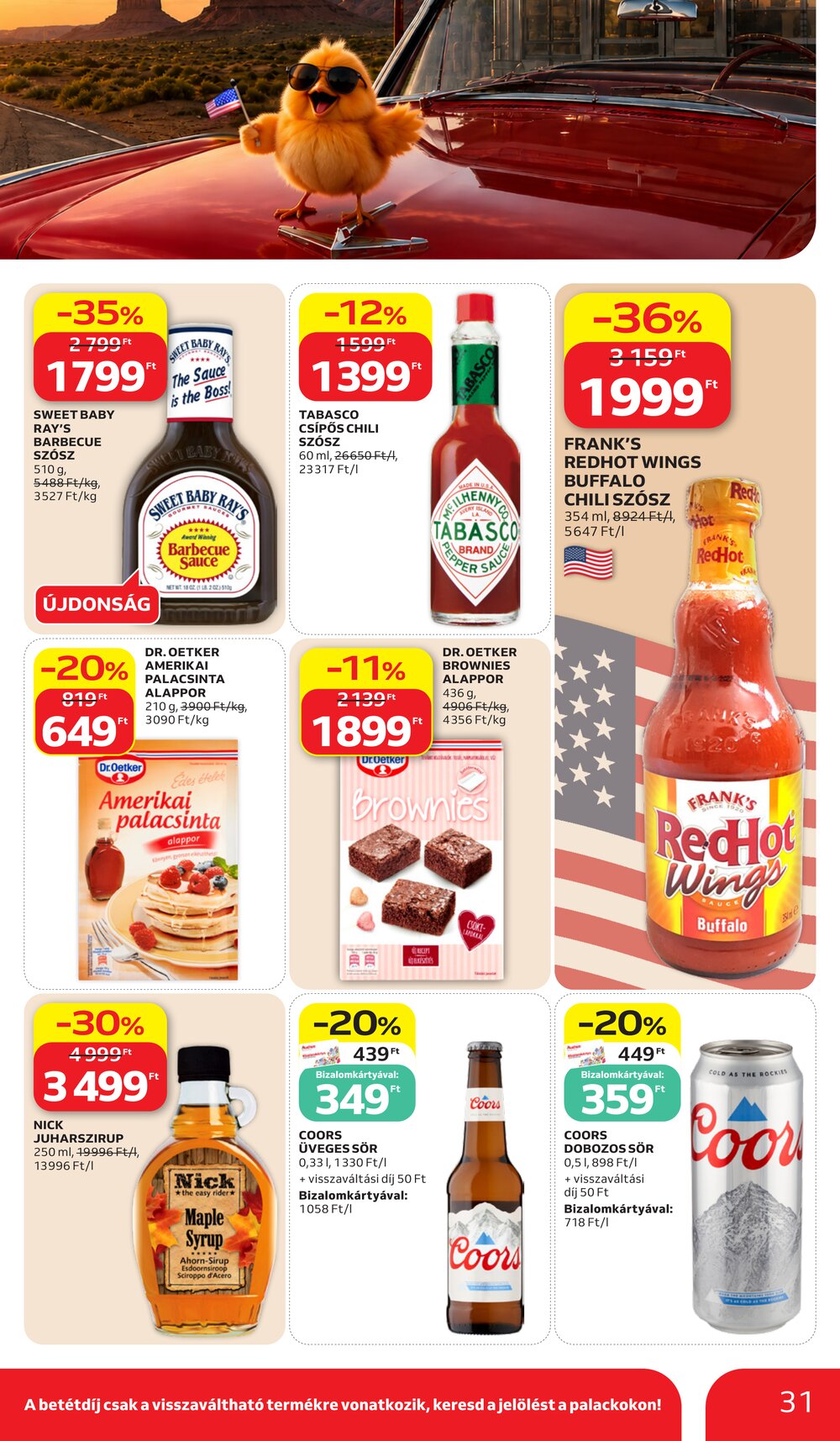 Auchan akciós újság 2026.07.02-től - 31. oldal.