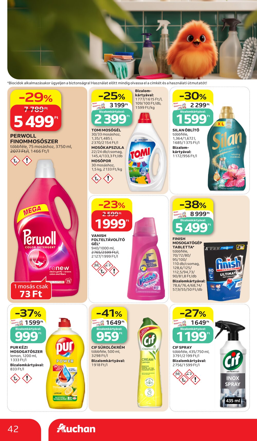 Auchan akciós újság 2026.07.02-től - 42. oldal.