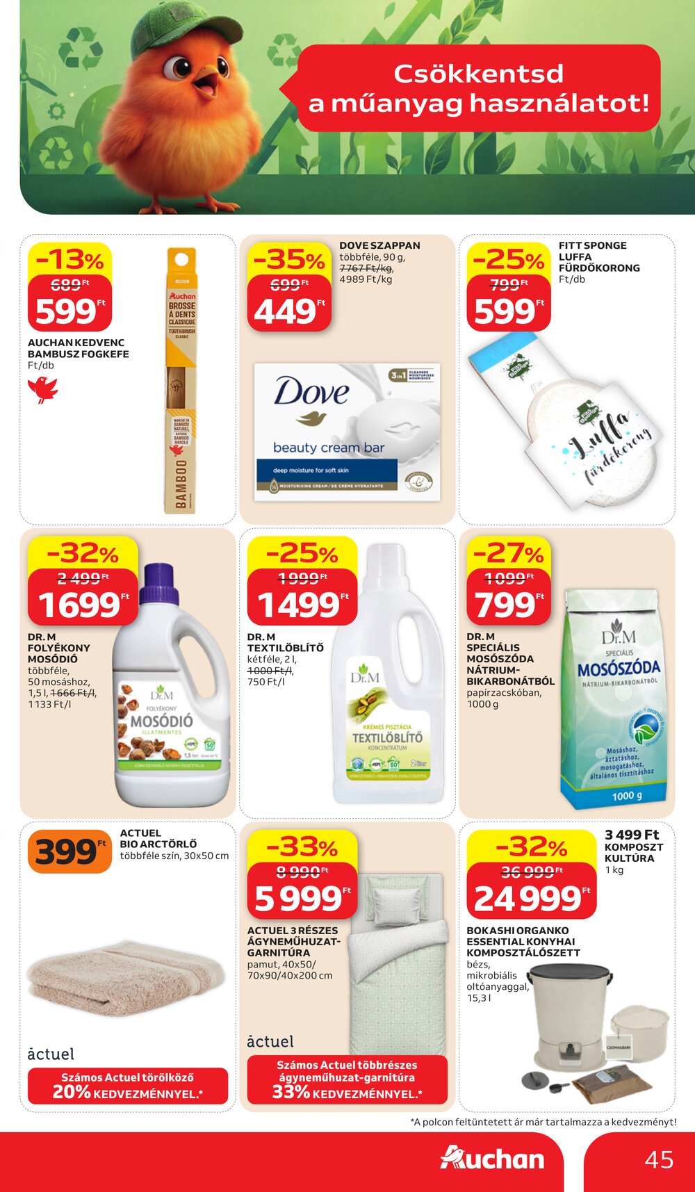 Auchan akciós újság 2026.07.02-től - 45. oldal.