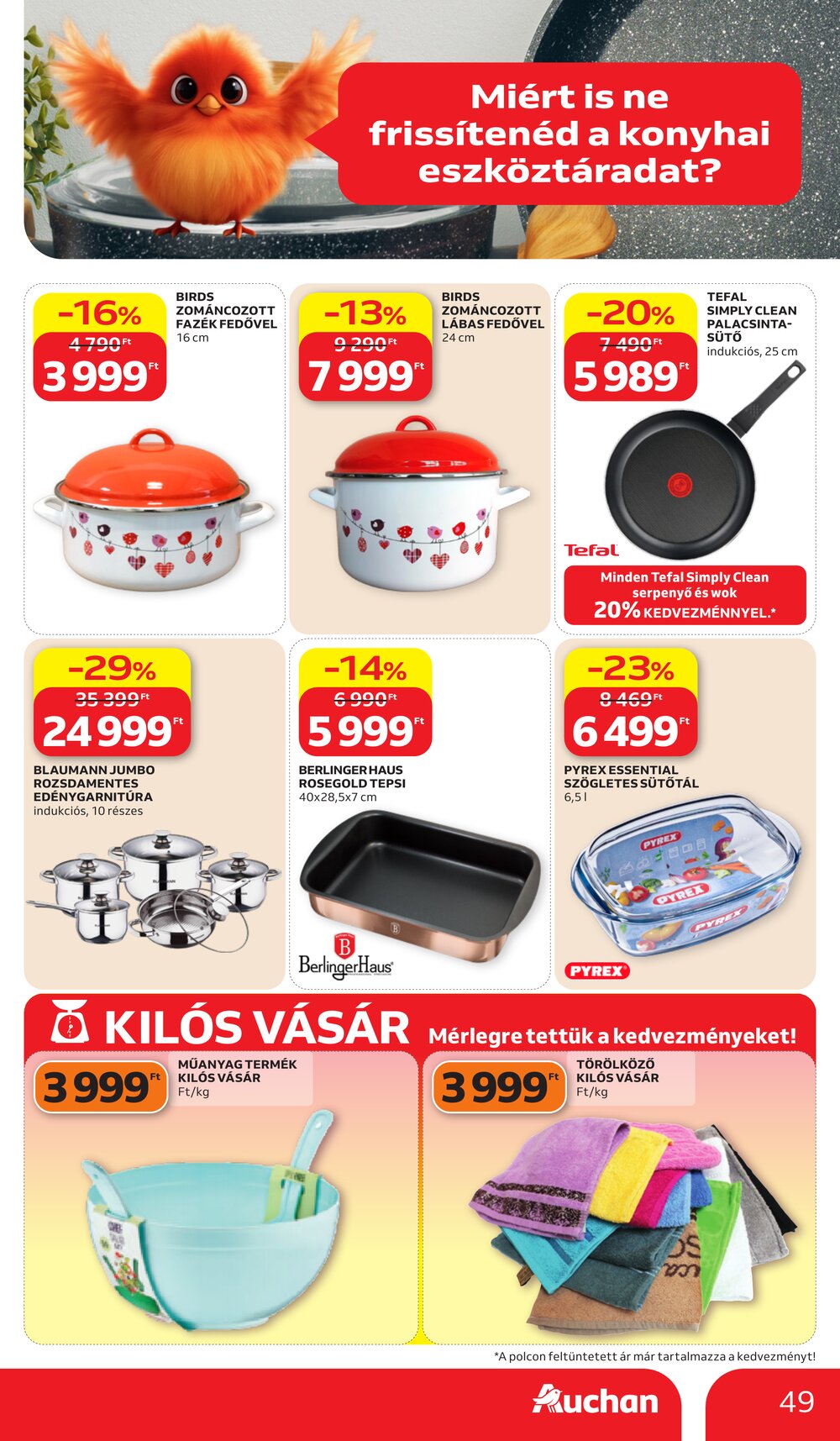 Auchan akciós újság 2026.07.02-től - 49. oldal.