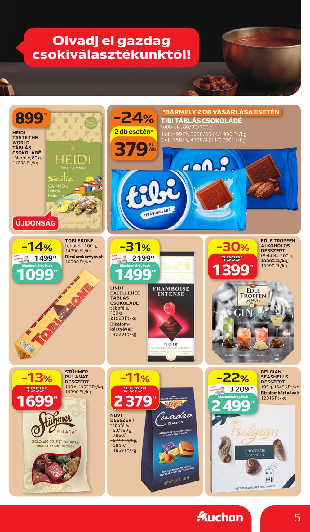 Auchan akciós újság 2026.07.02-től - 5. oldal.
