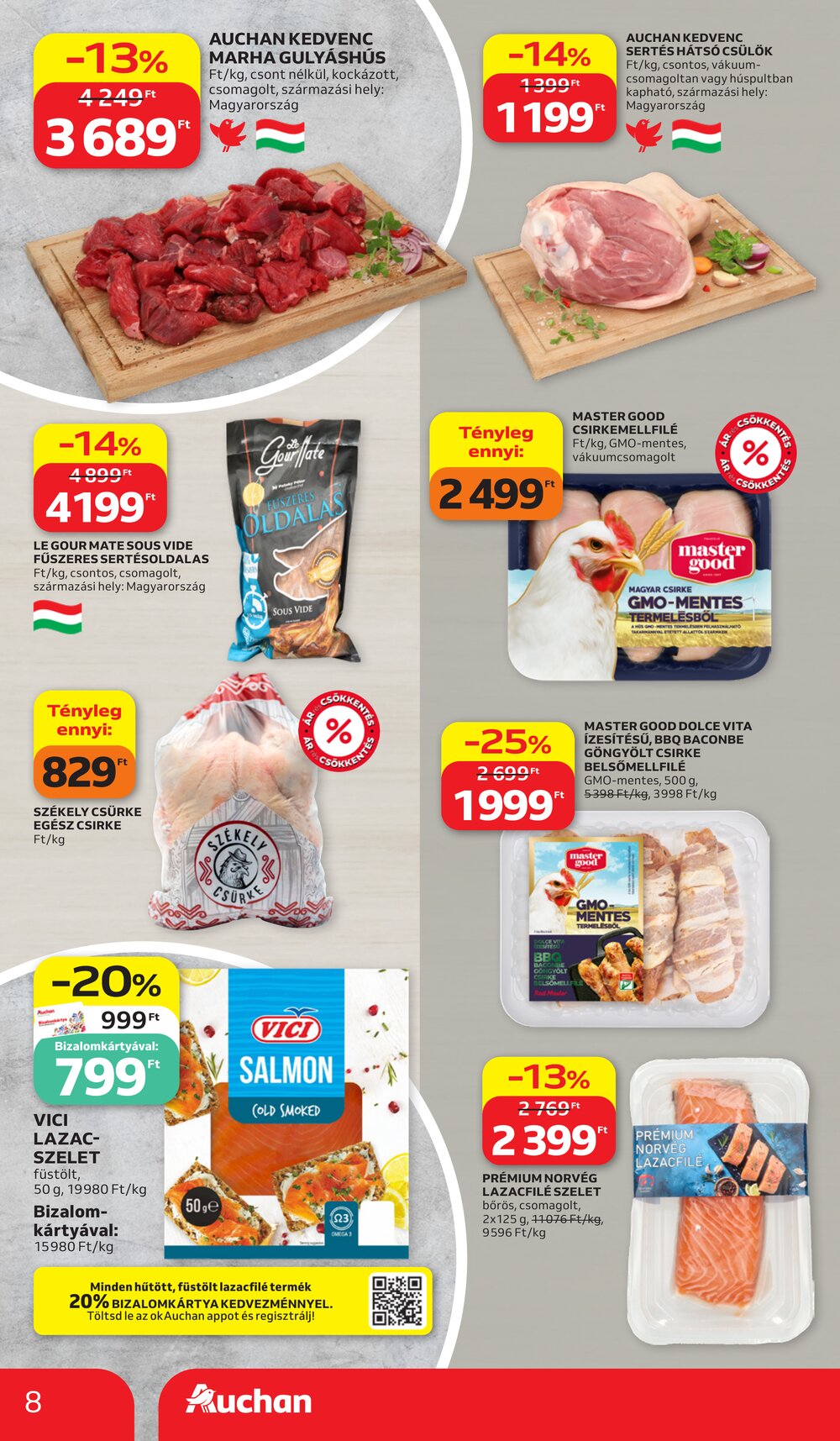 Auchan akciós újság 2026.07.02-től - 8. oldal.
