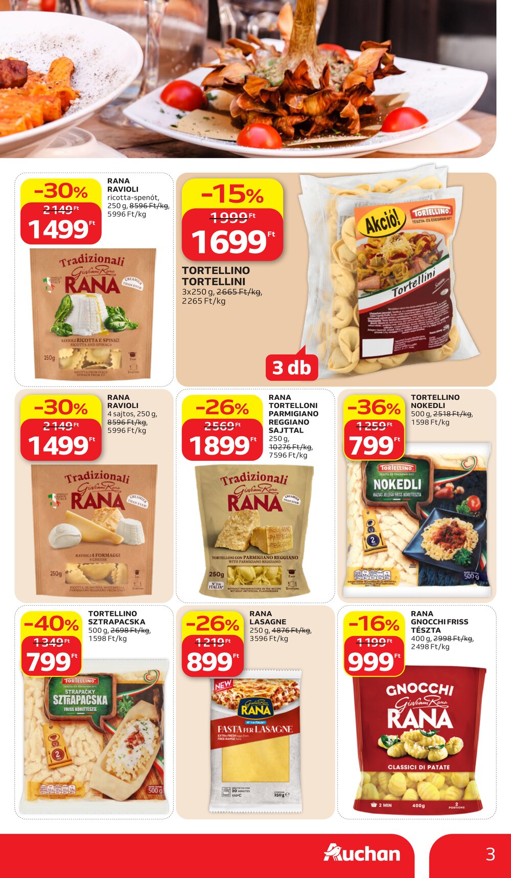 Auchan akciós újság 2026.07.02-től - 3. oldal.