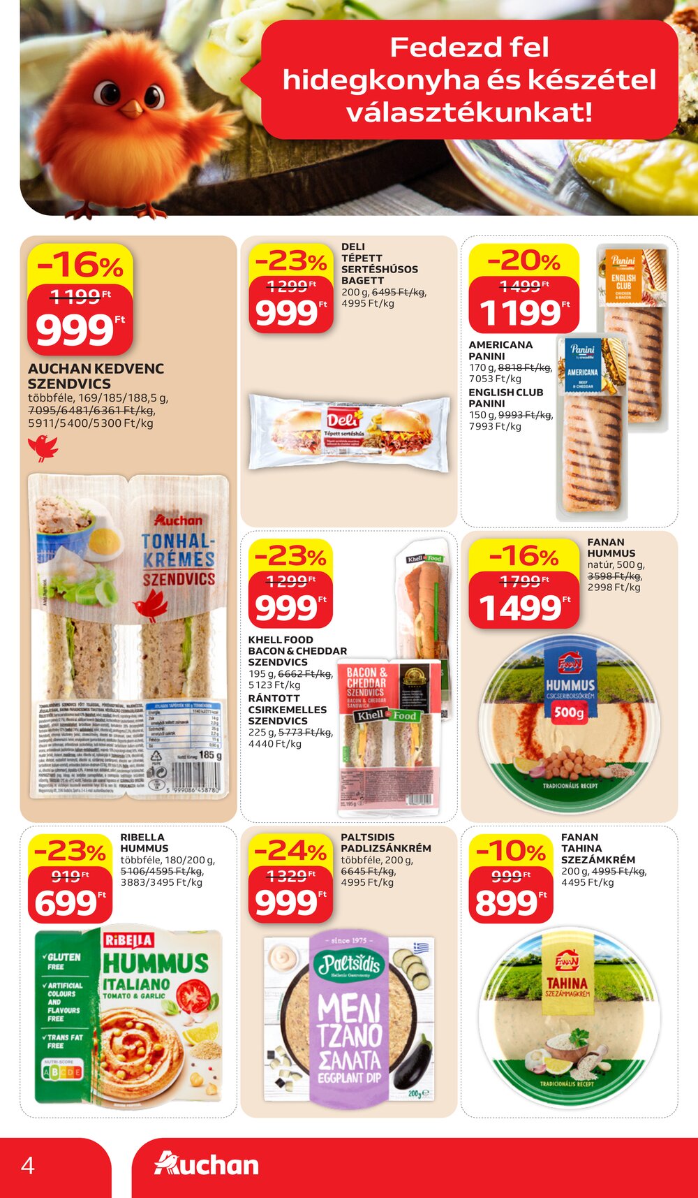 Auchan akciós újság 2026.07.02-től - 4. oldal.